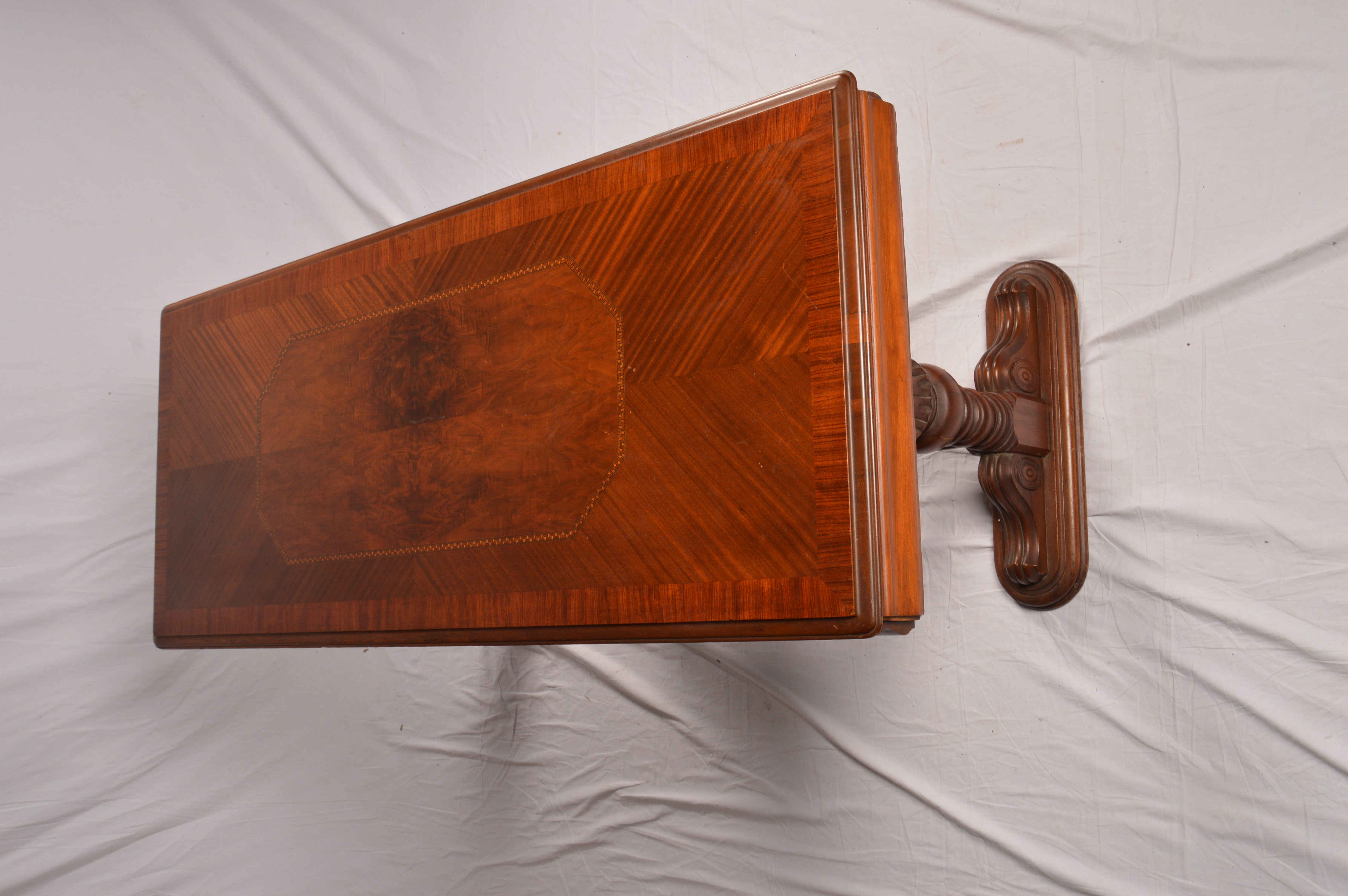 Vintage Jacobean Revival Style Walnut Dining Table