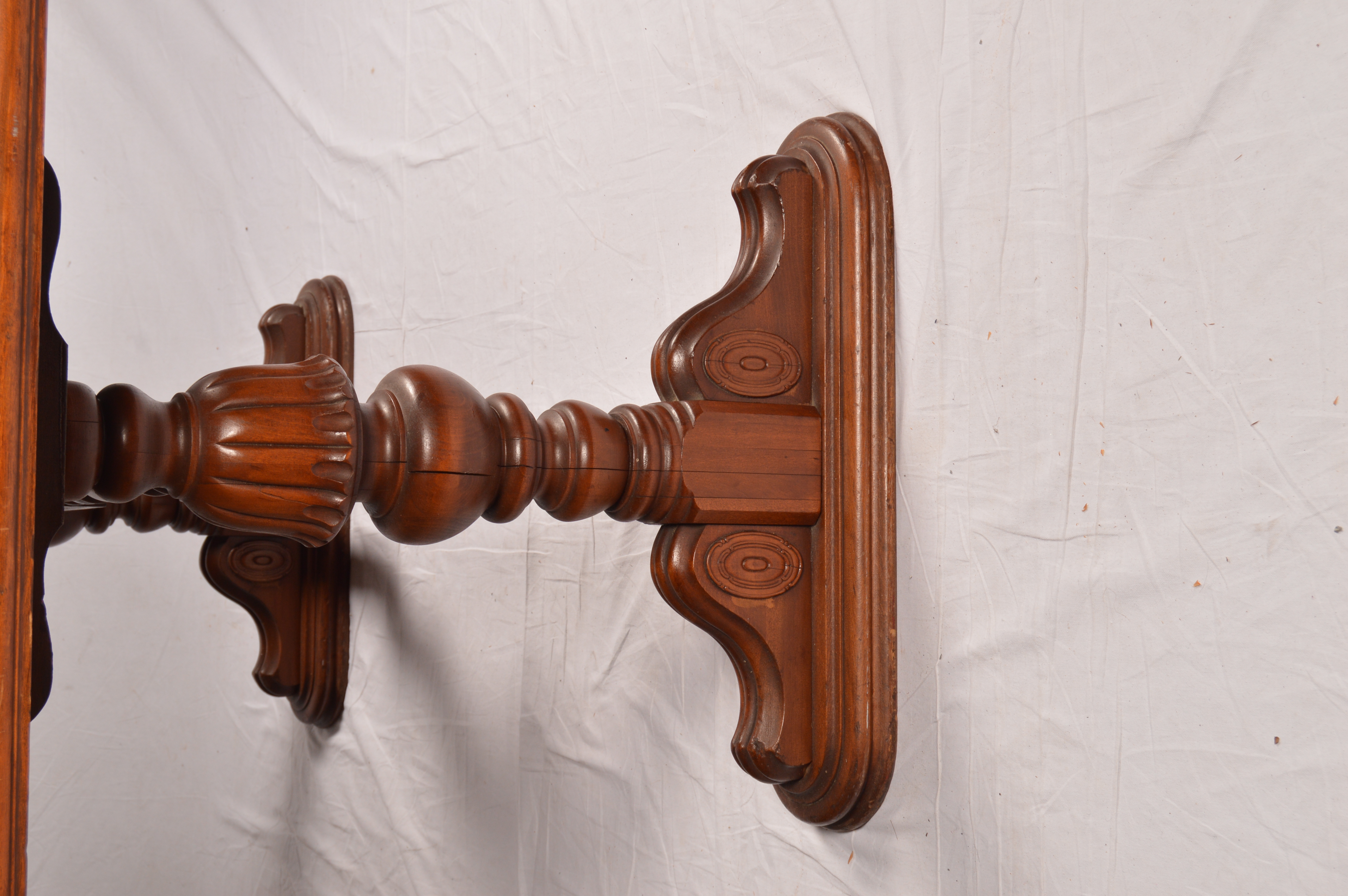 Vintage Jacobean Revival Style Walnut Dining Table