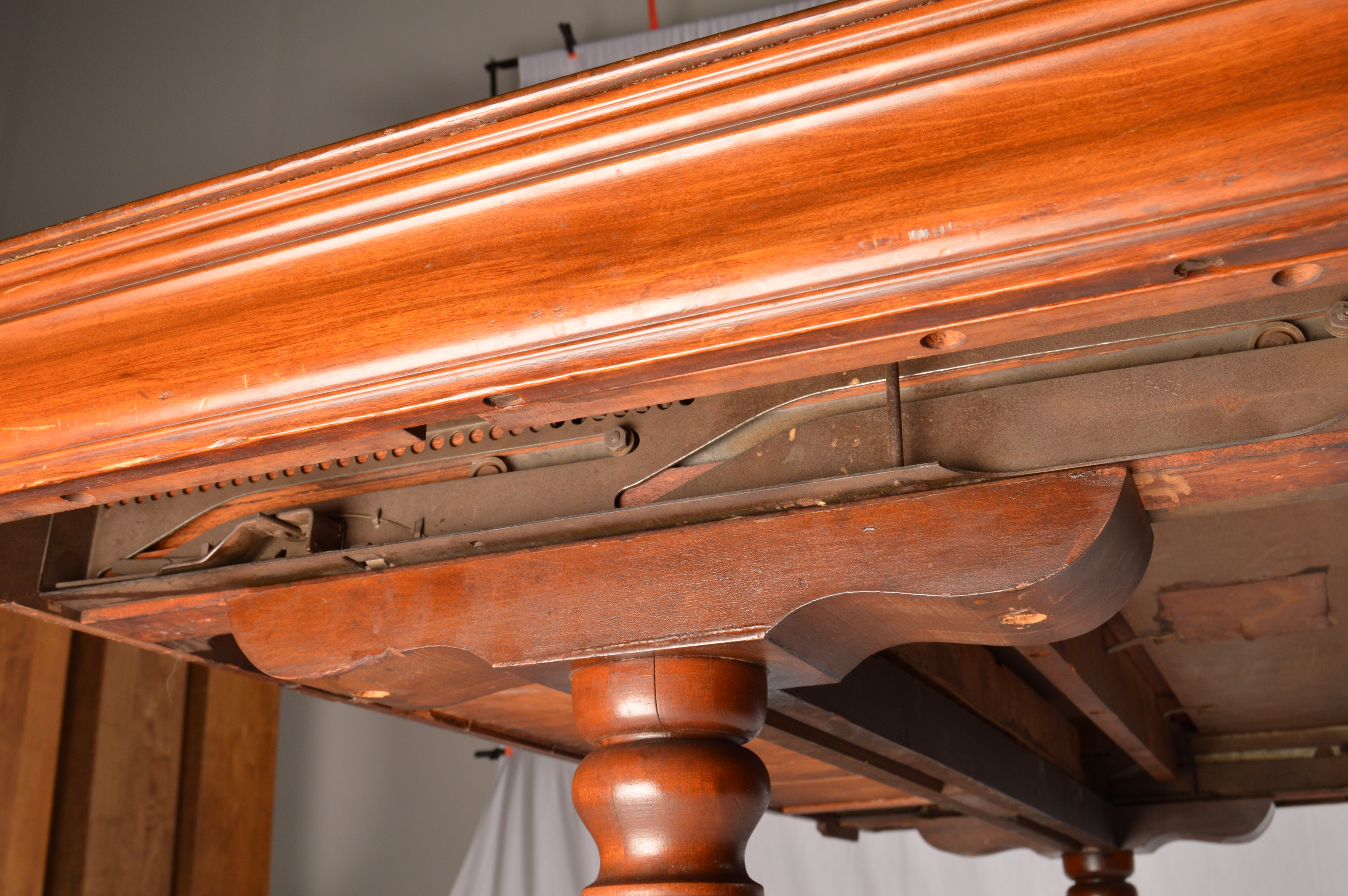 Vintage Jacobean Revival Style Walnut Dining Table