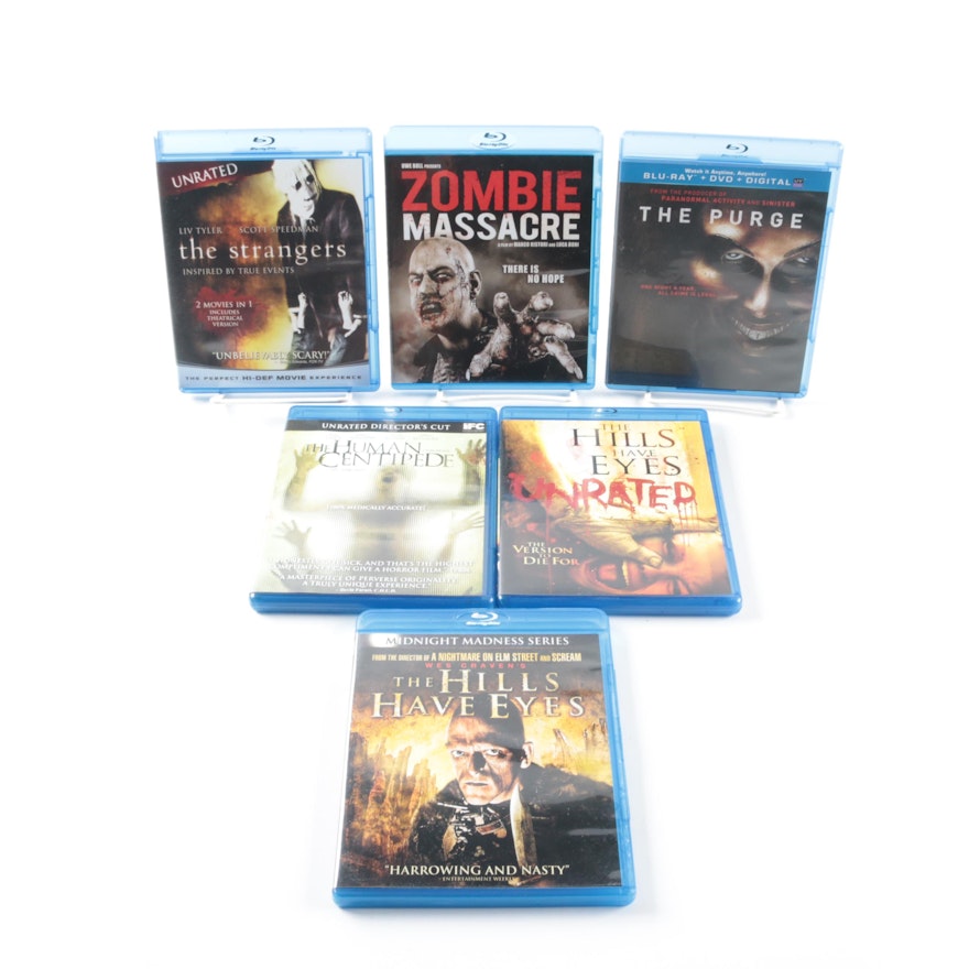 Collection of Six Blu-ray Disc Horror Films