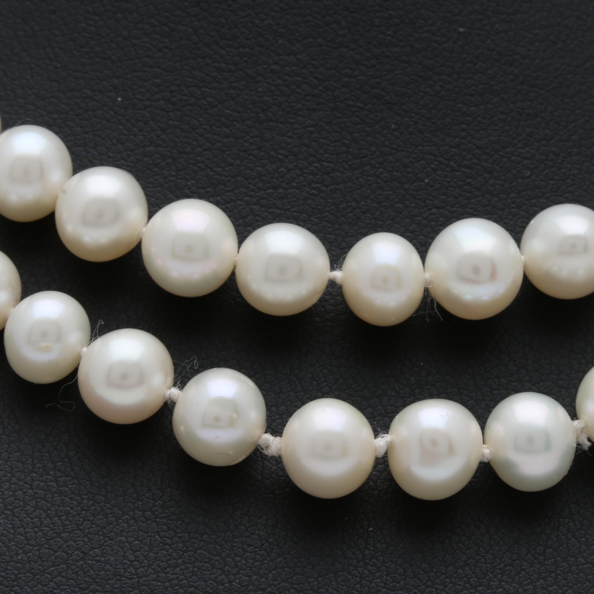 Cultured Pearl Endless Necklace