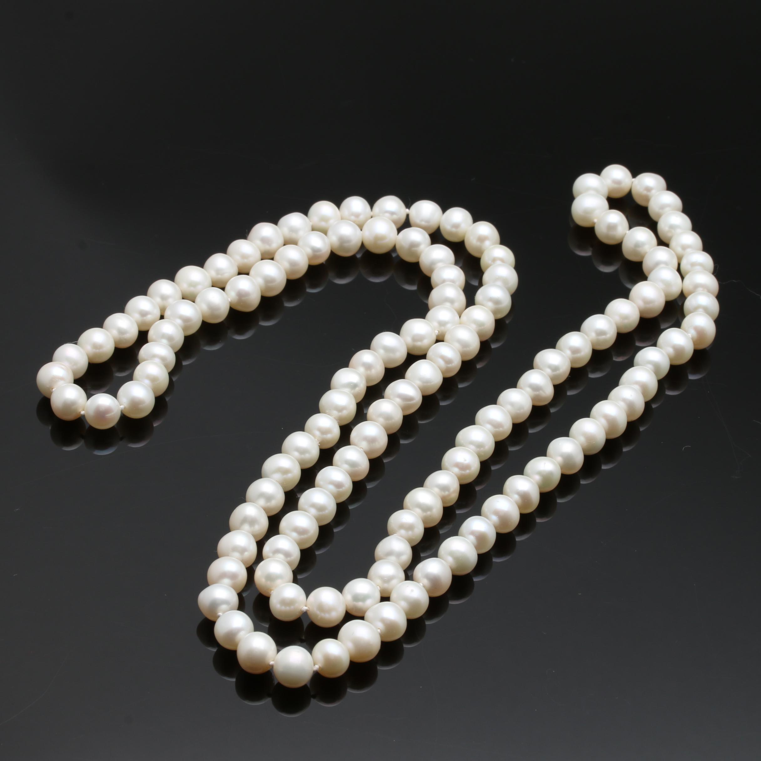 Cultured Pearl Endless Necklace
