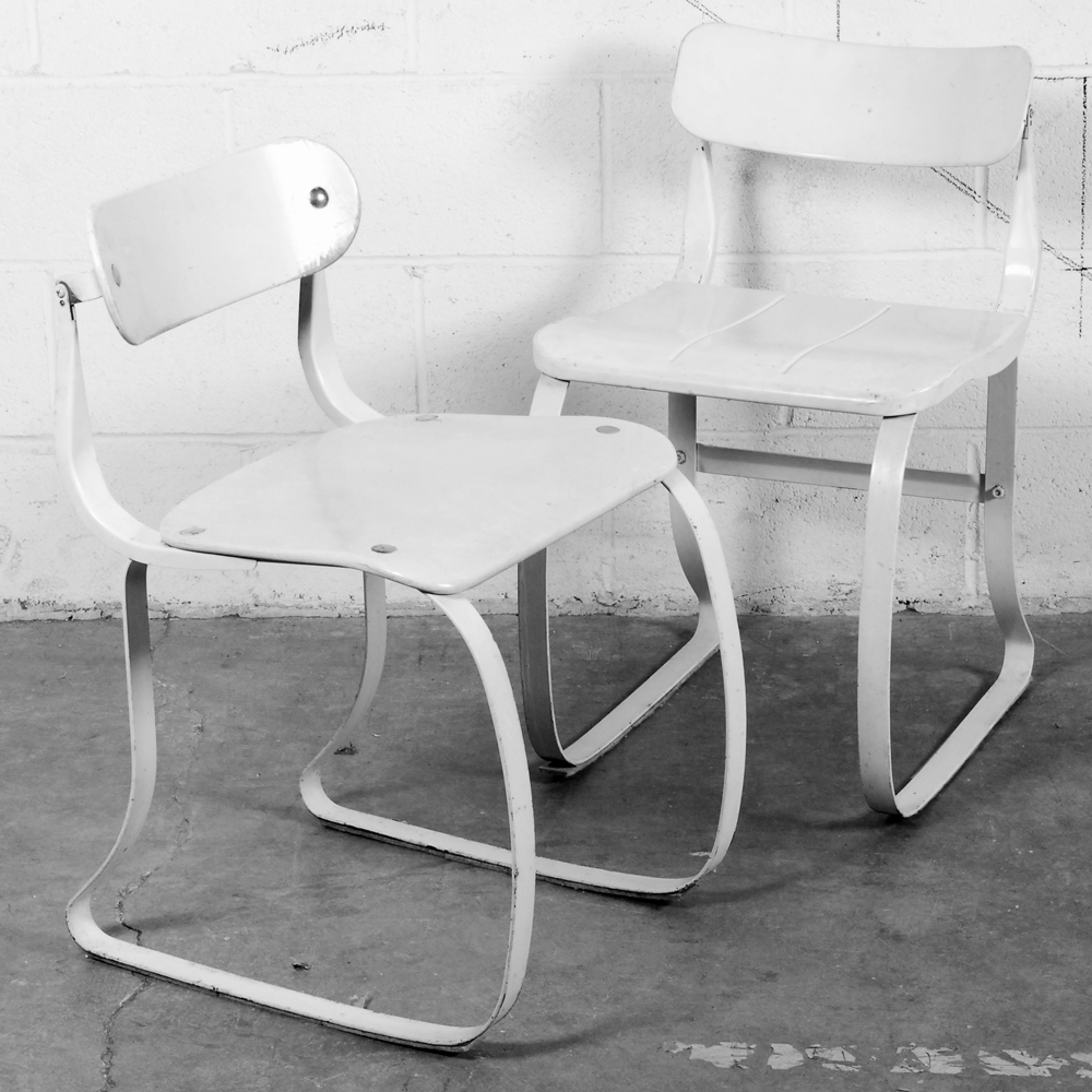 Pair of Vintage Herman H. Sperlich Designed Ironrite Health Chairs