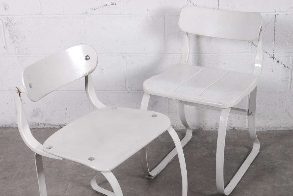 Pair of Vintage Herman H. Sperlich Designed Ironrite Health Chairs