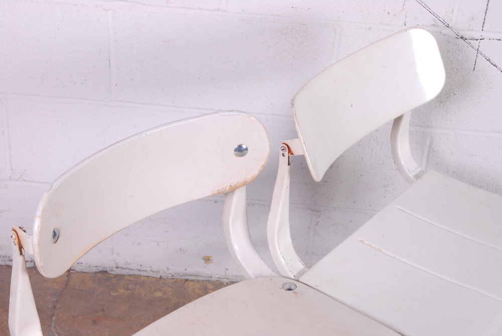 Pair of Vintage Herman H. Sperlich Designed Ironrite Health Chairs