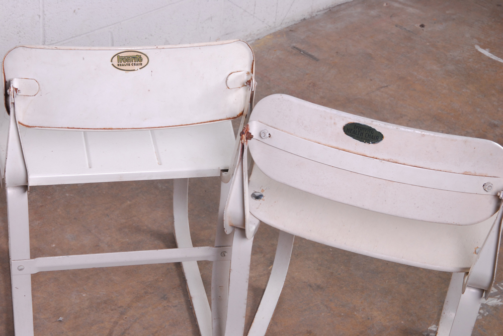 Pair of Vintage Herman H. Sperlich Designed Ironrite Health Chairs