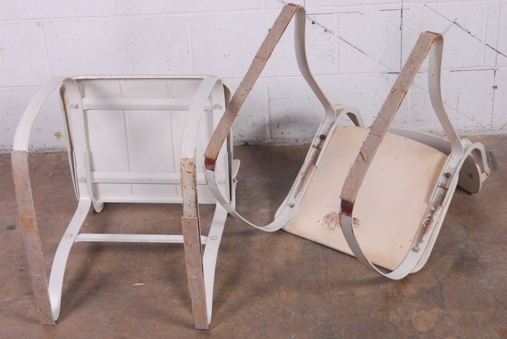 Pair of Vintage Herman H. Sperlich Designed Ironrite Health Chairs