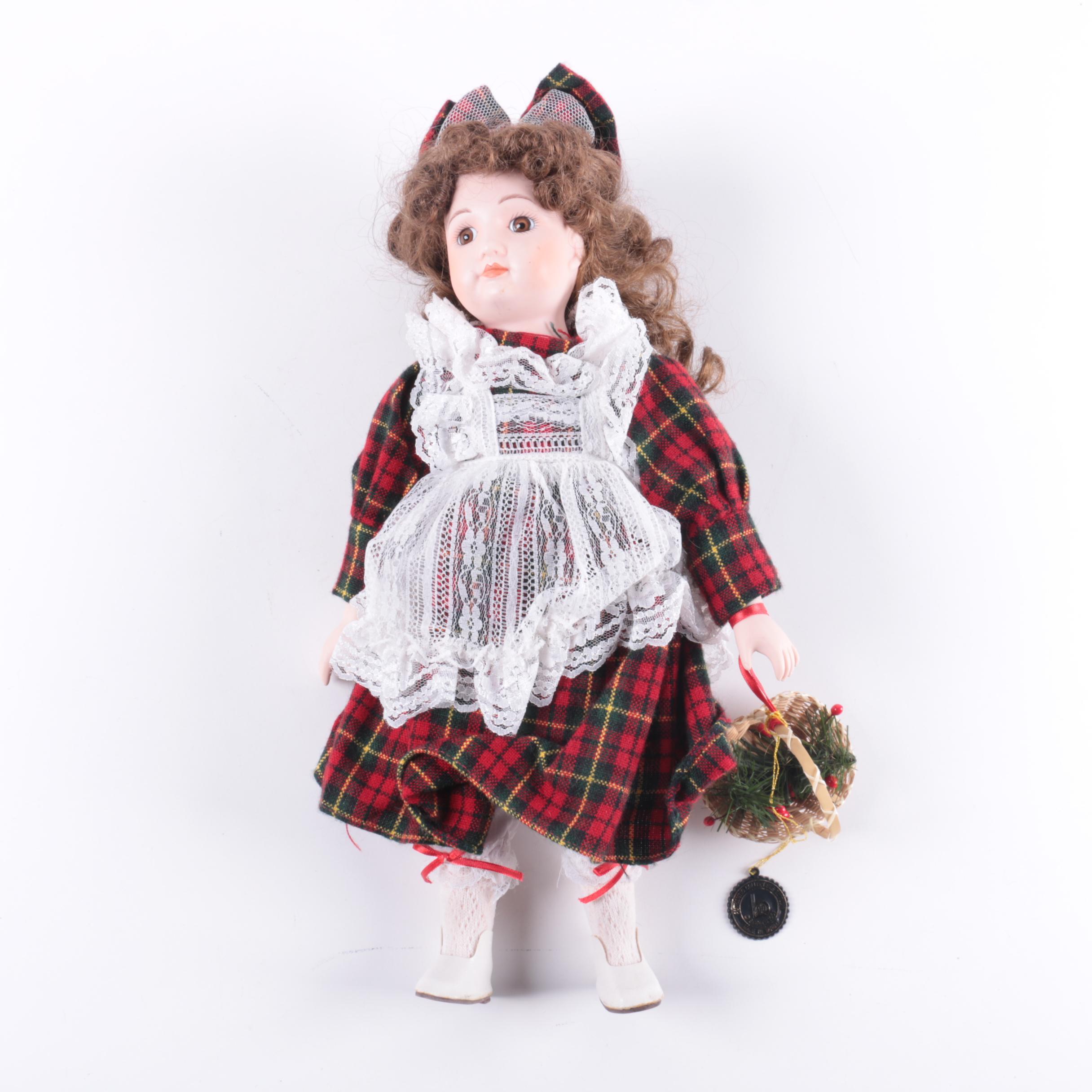 1991 Brinn's Hand-Painted Porcelain Doll