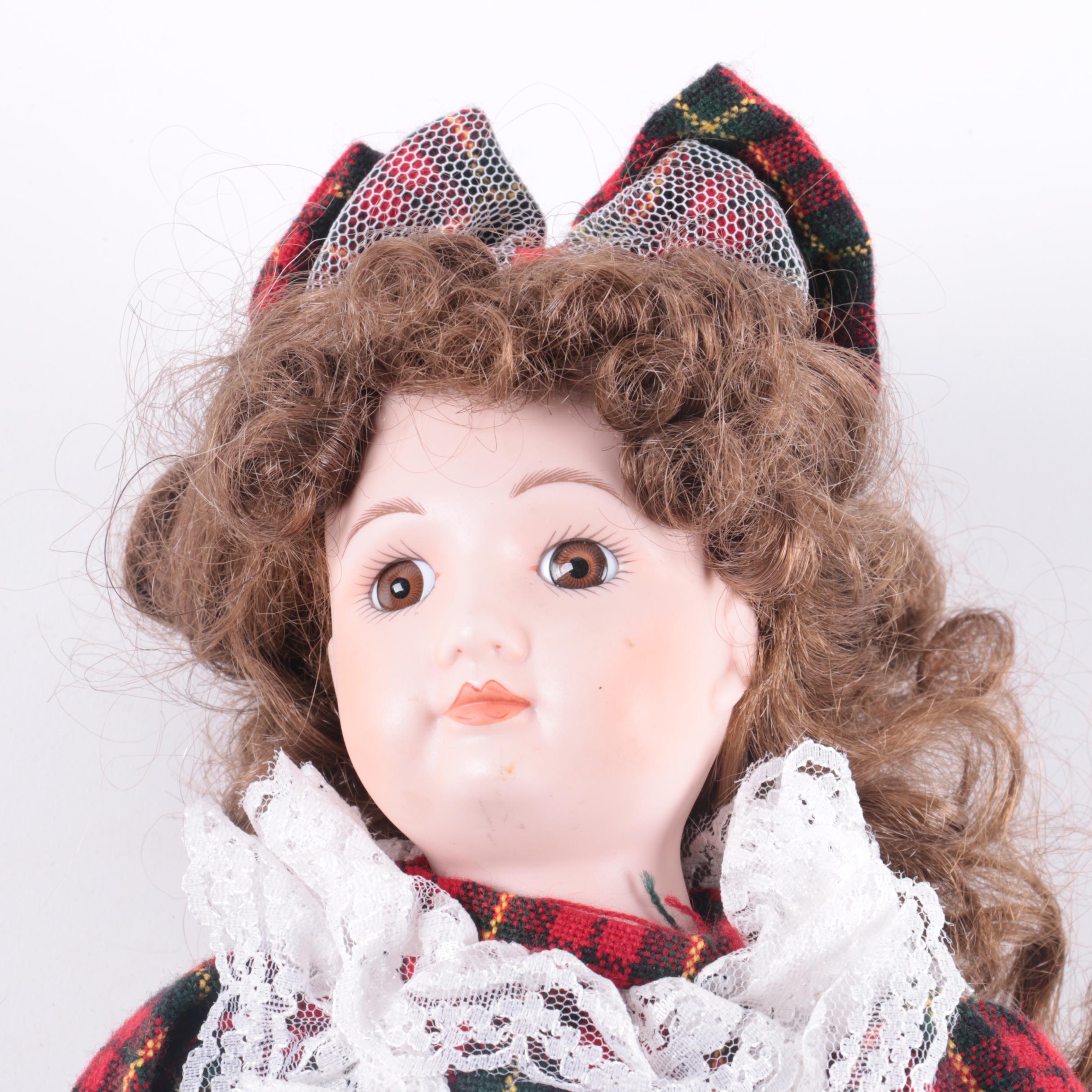 1991 Brinn's Hand-Painted Porcelain Doll