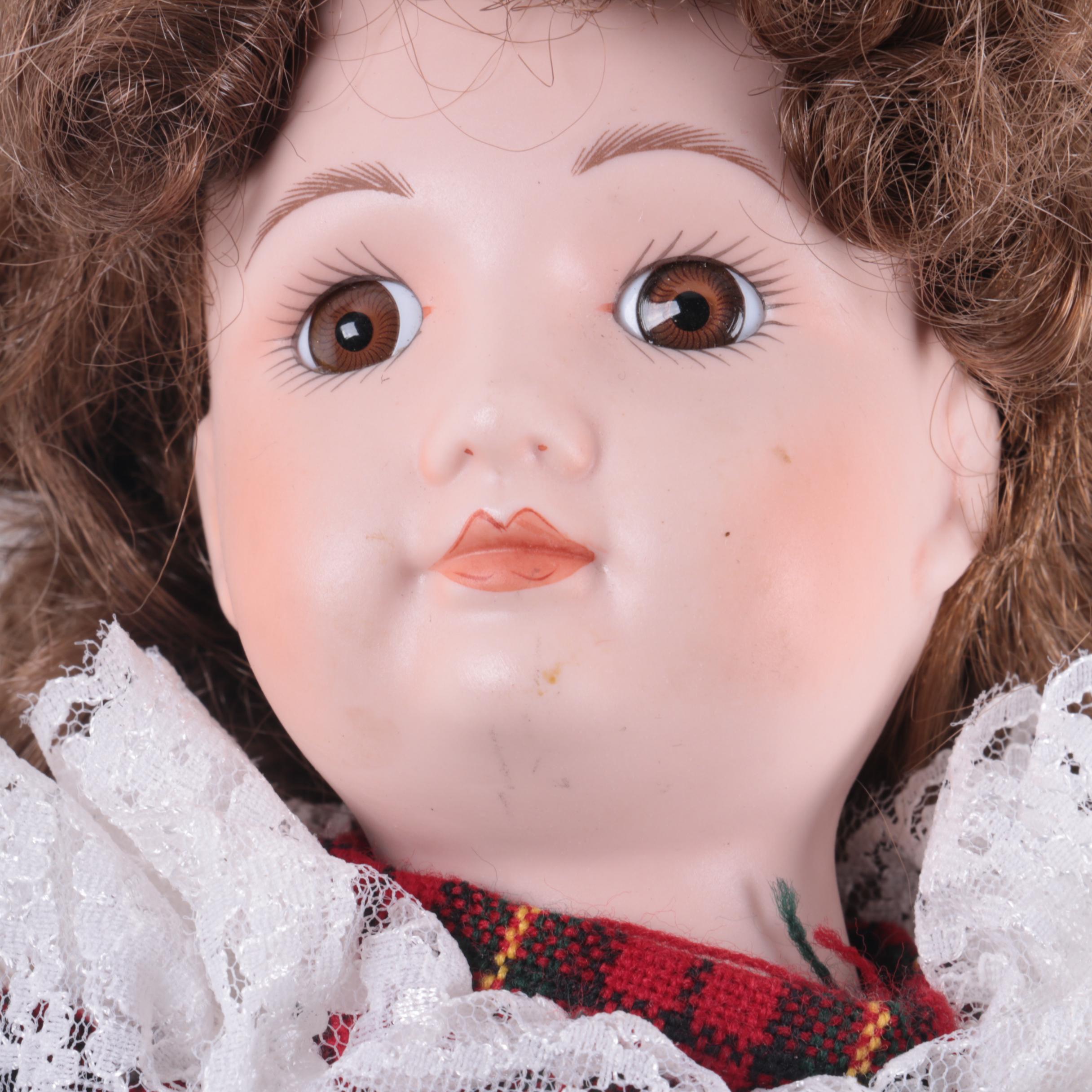 1991 Brinn's Hand-Painted Porcelain Doll