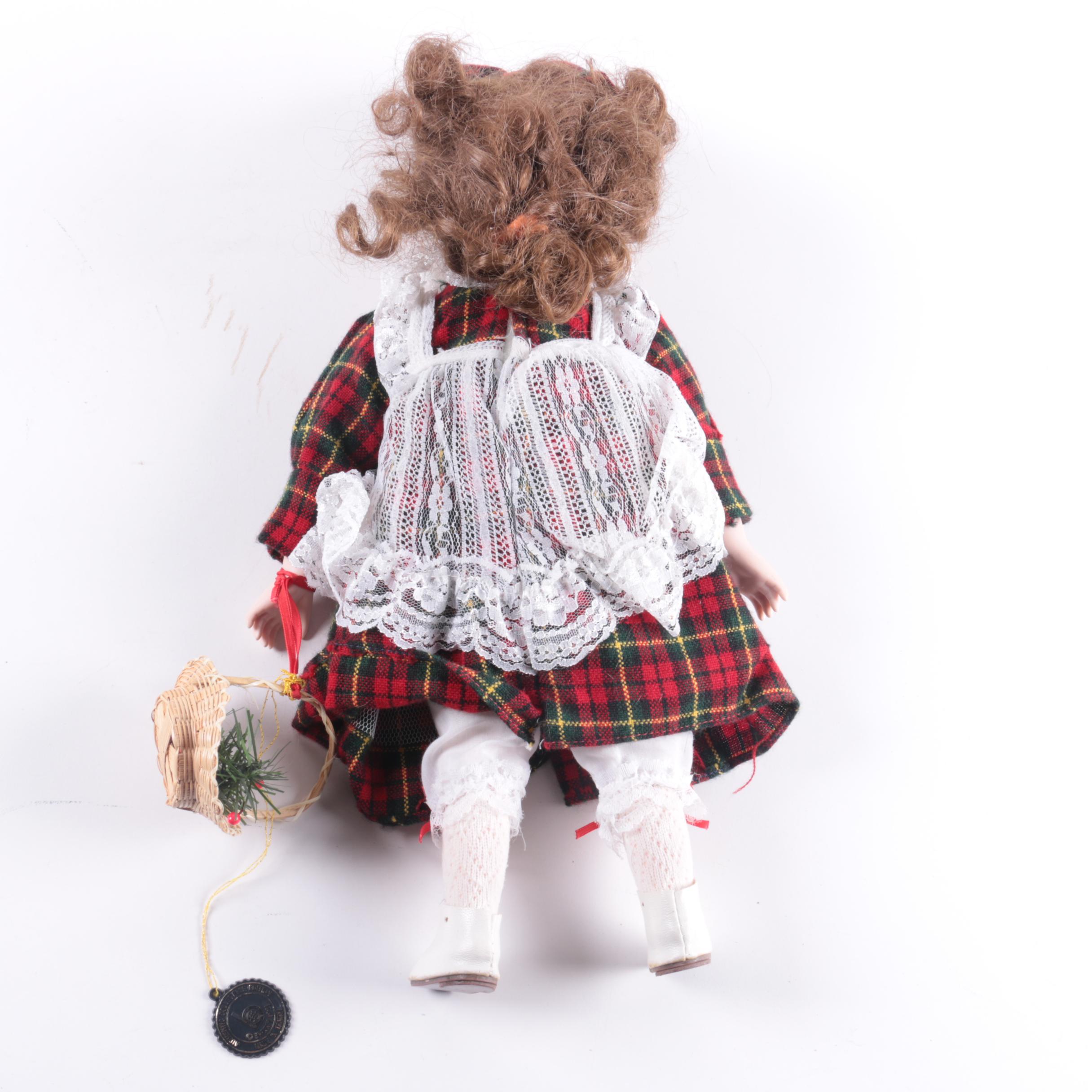 1991 Brinn's Hand-Painted Porcelain Doll