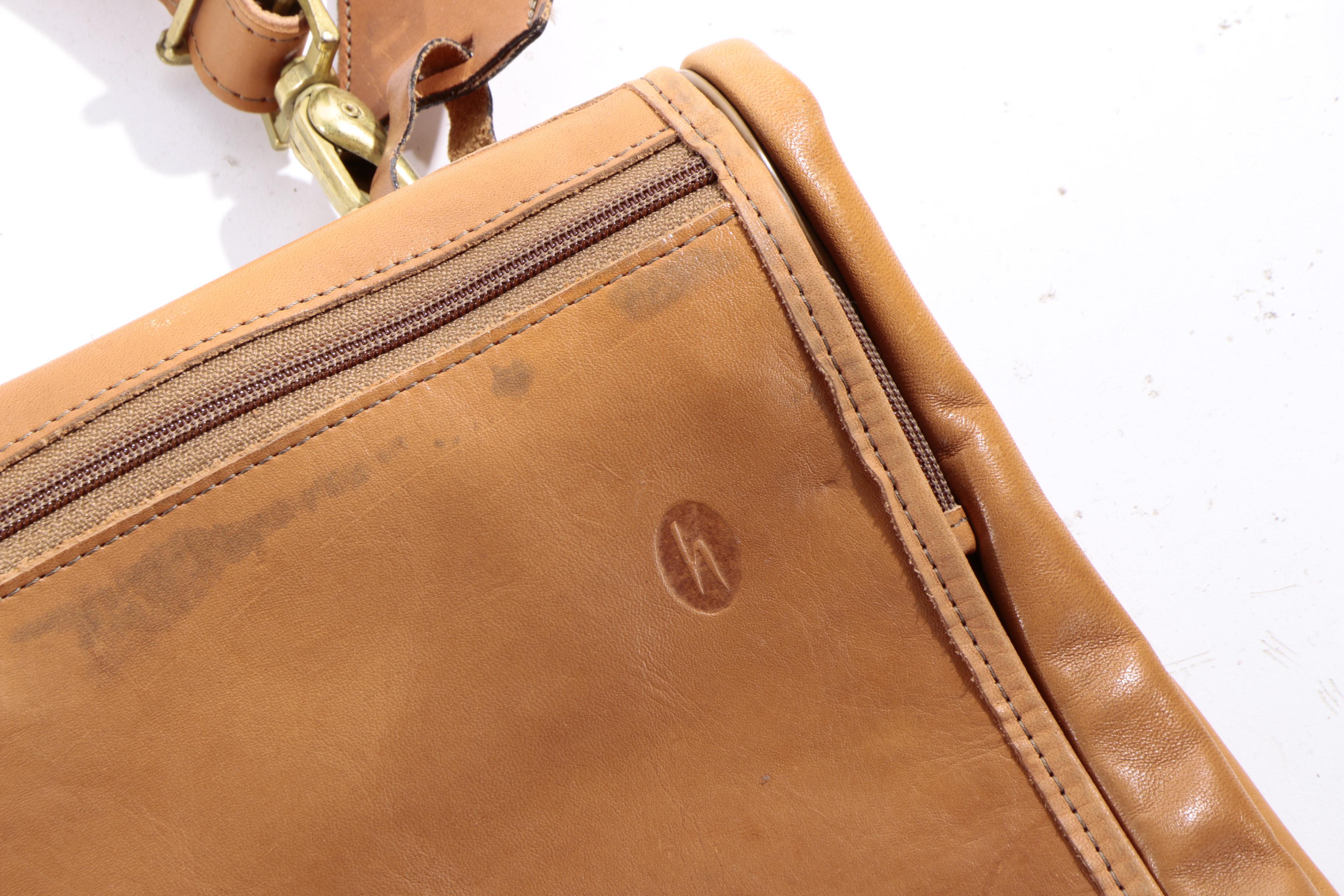 Vintage Hartmann Leather Luggage Set