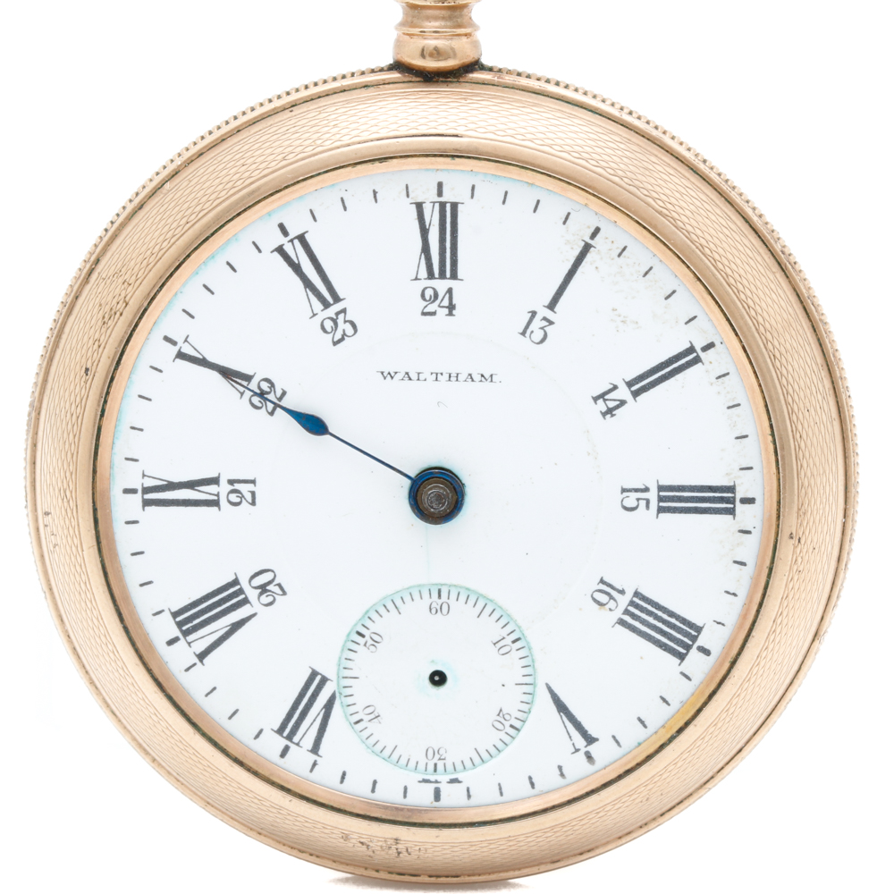 Vintage Waltham 14K Open Face Pocket Watches