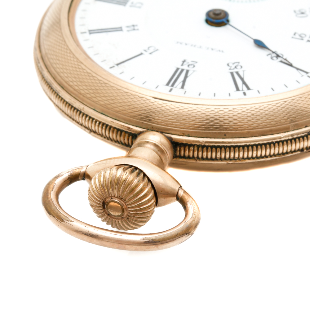 Vintage Waltham 14K Open Face Pocket Watches