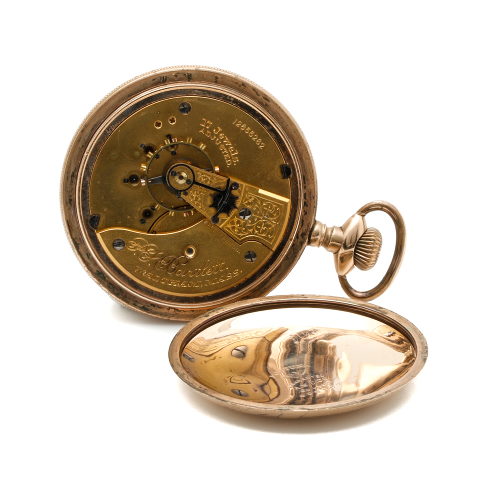 Vintage Waltham 14K Open Face Pocket Watches