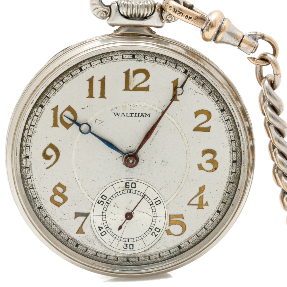 Vintage Waltham 14K Open Face Pocket Watches