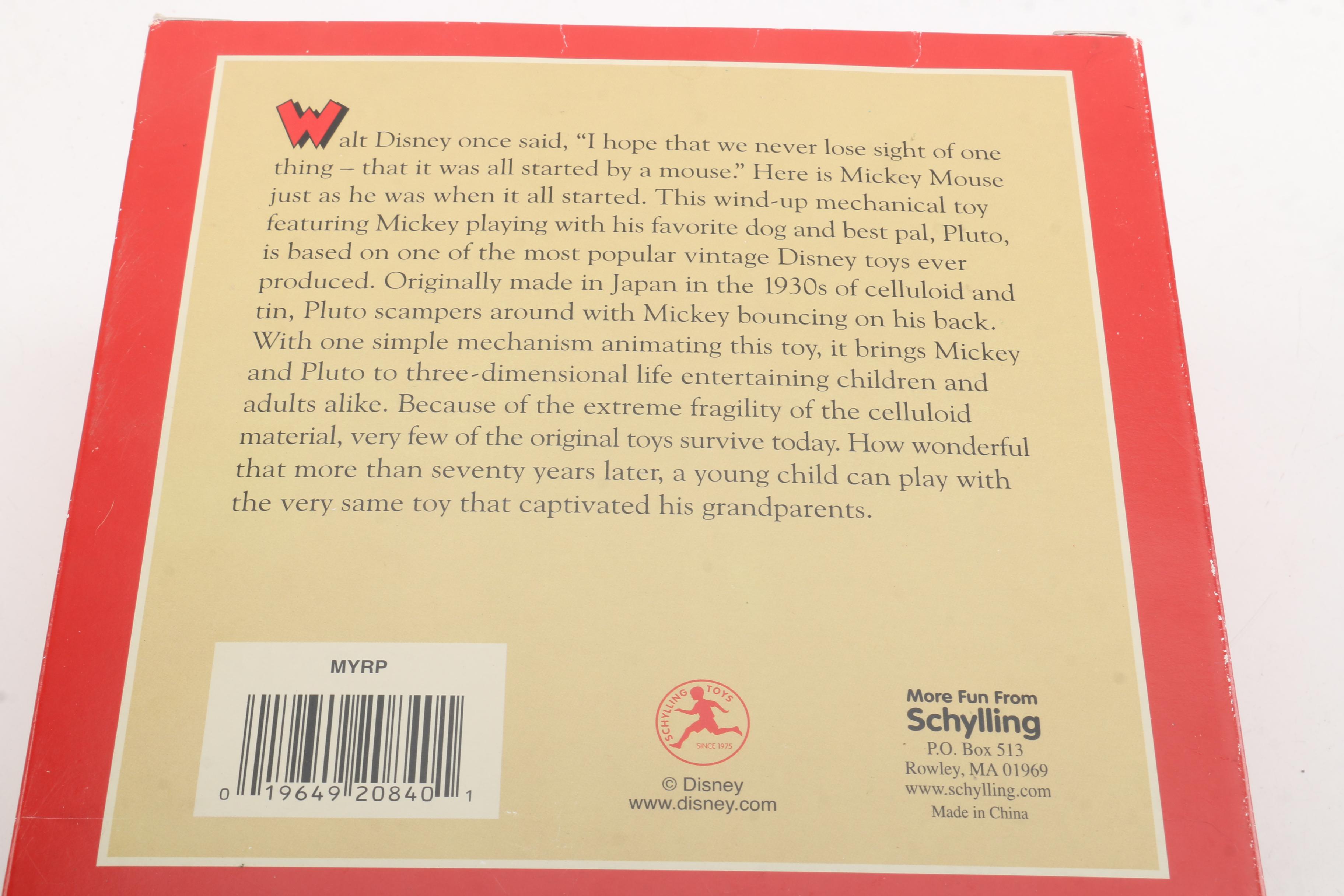 Vintage Sutcliffe Nautilus Submarine Wind-Up Toy and Other Disney Collectibles