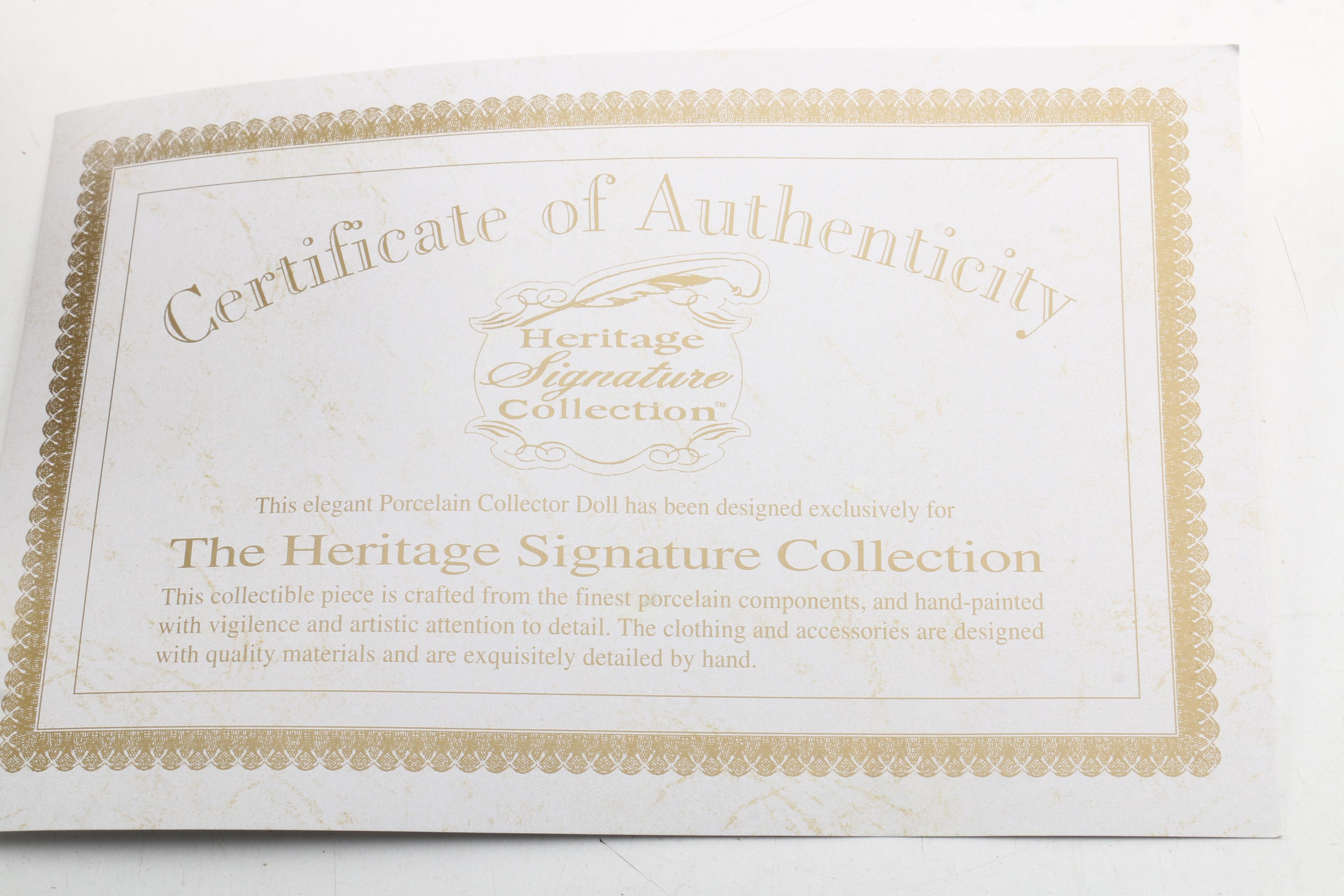 Heritage Signature Collection "Victorian Nana" Porcelain Doll