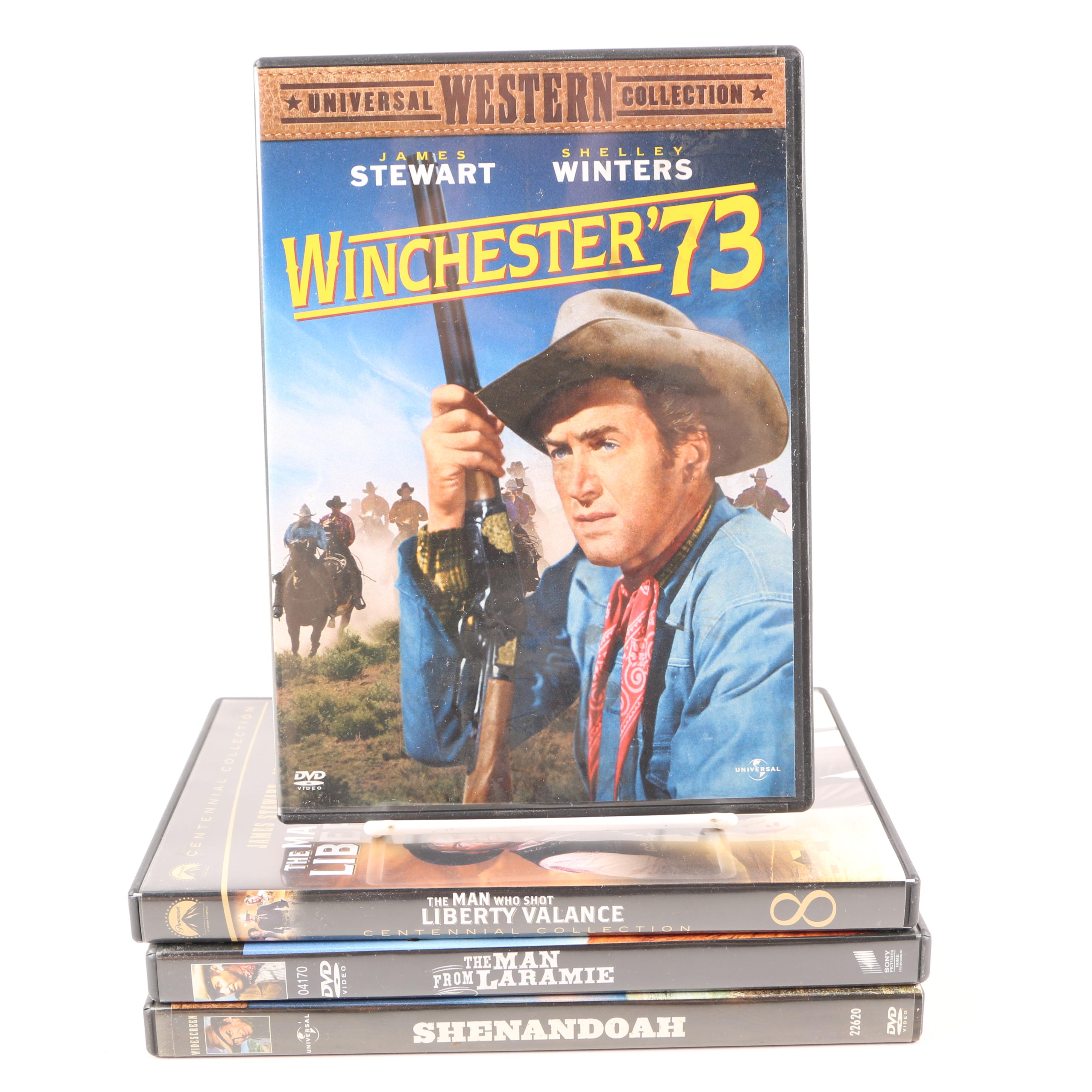 Western Movie DVDs Starring James Stewart and John Wayne