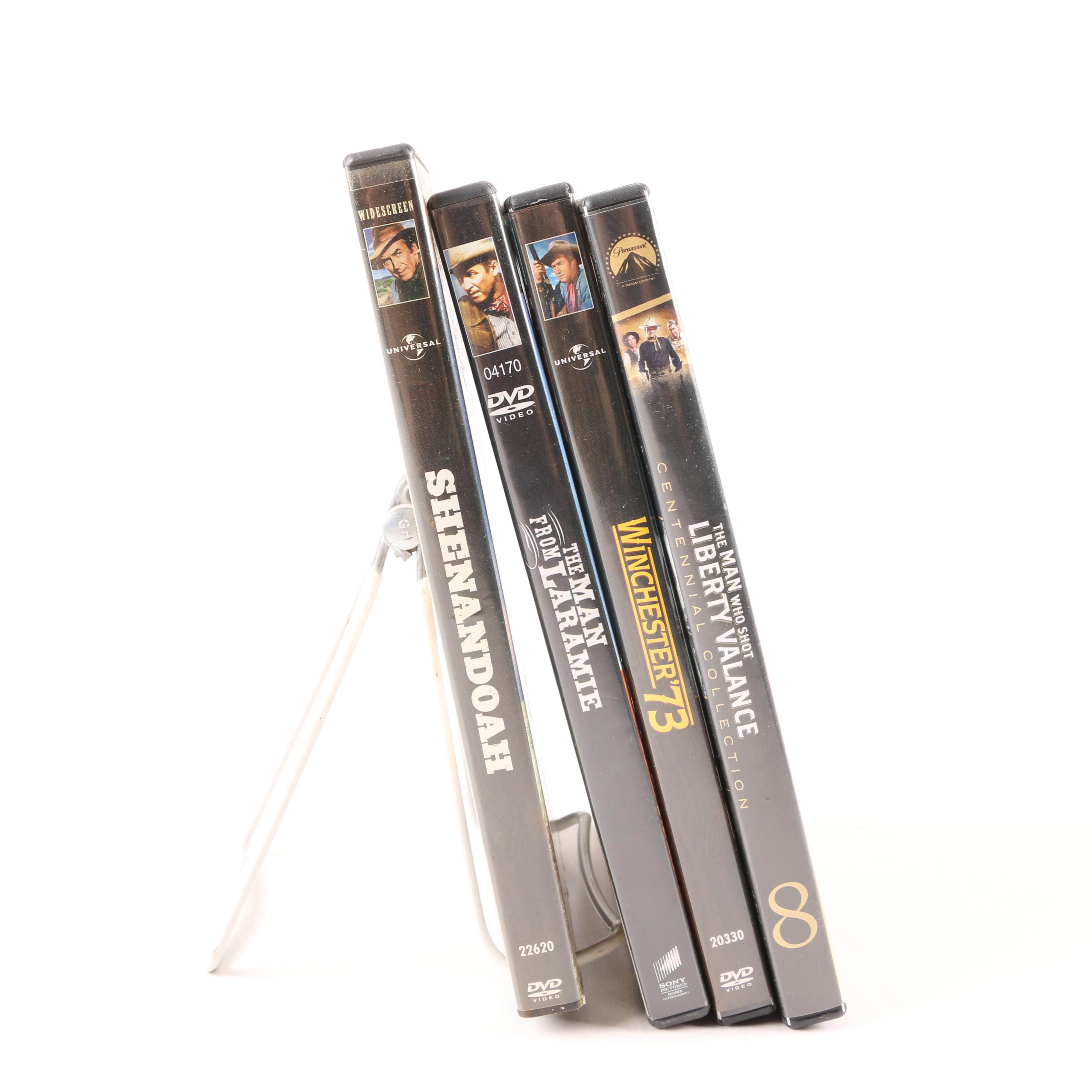 Western Movie DVDs Starring James Stewart and John Wayne