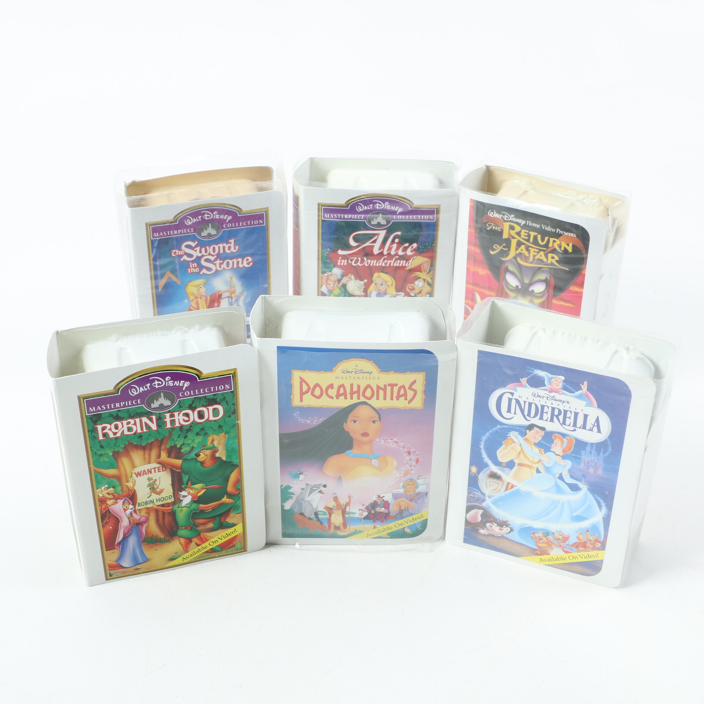 1990s Walt Disney Classics Happy Meal Figurines Featuring "Pocahontas"