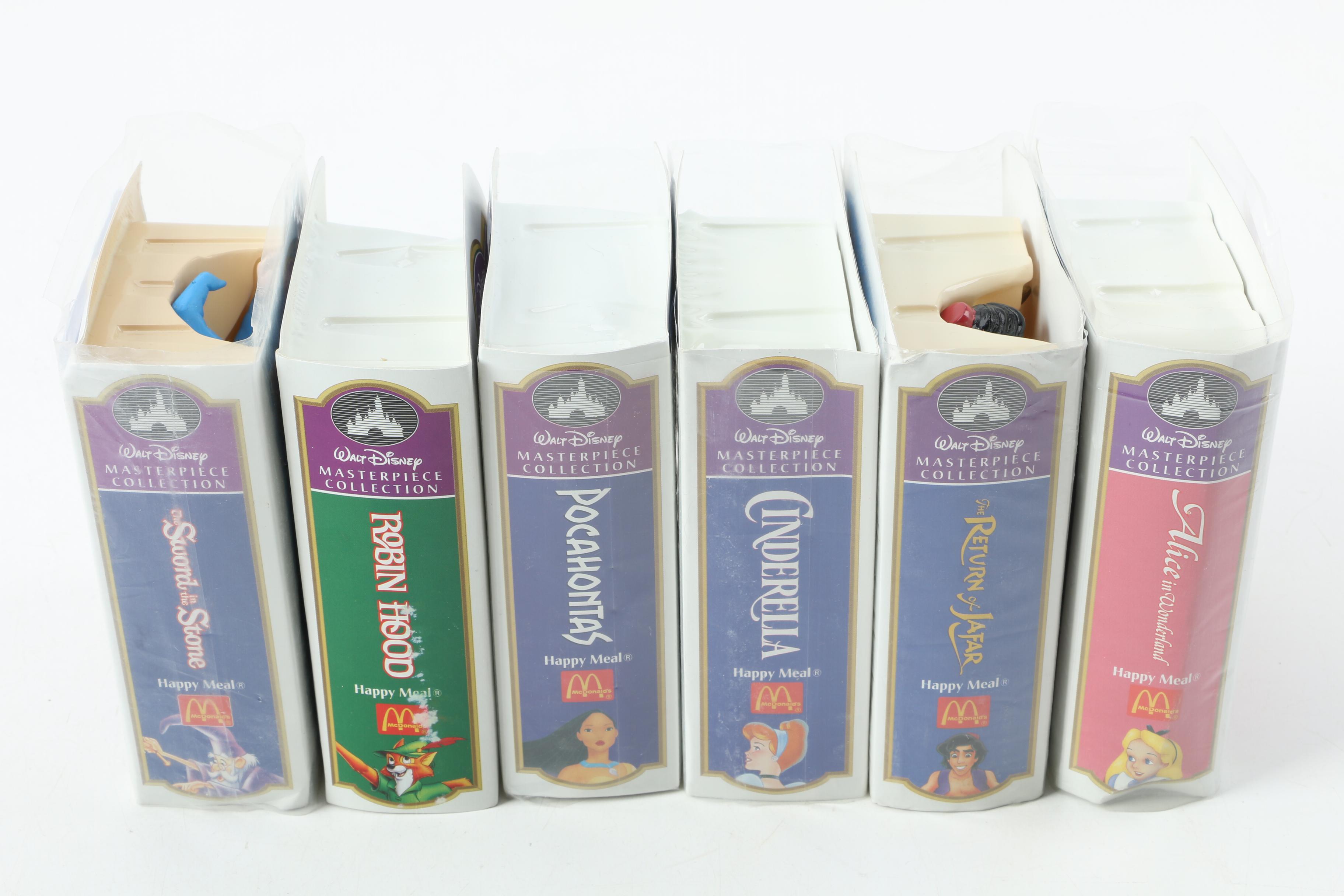 1990s Walt Disney Classics Happy Meal Figurines Featuring "Pocahontas"