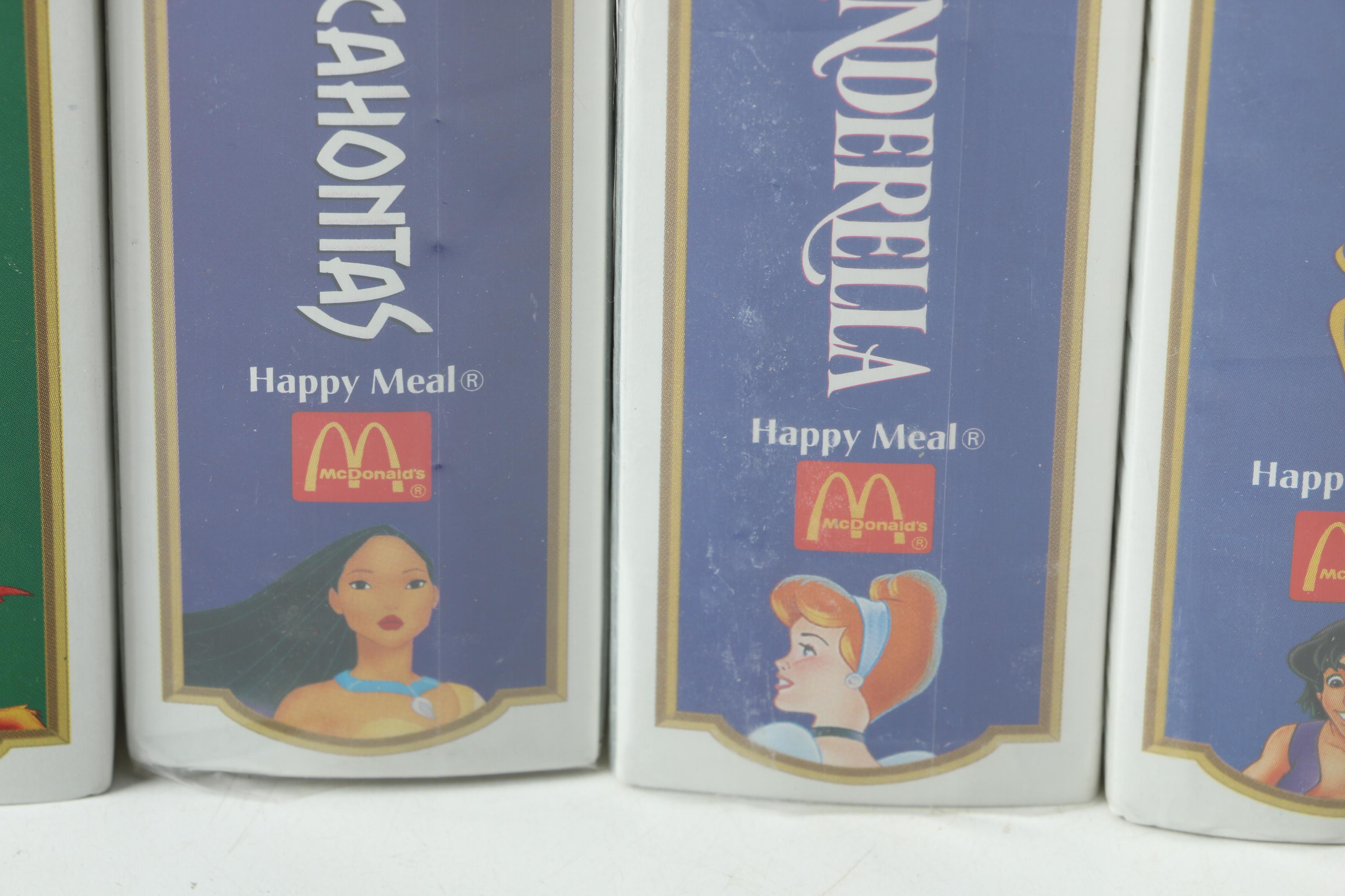 1990s Walt Disney Classics Happy Meal Figurines Featuring "Pocahontas"