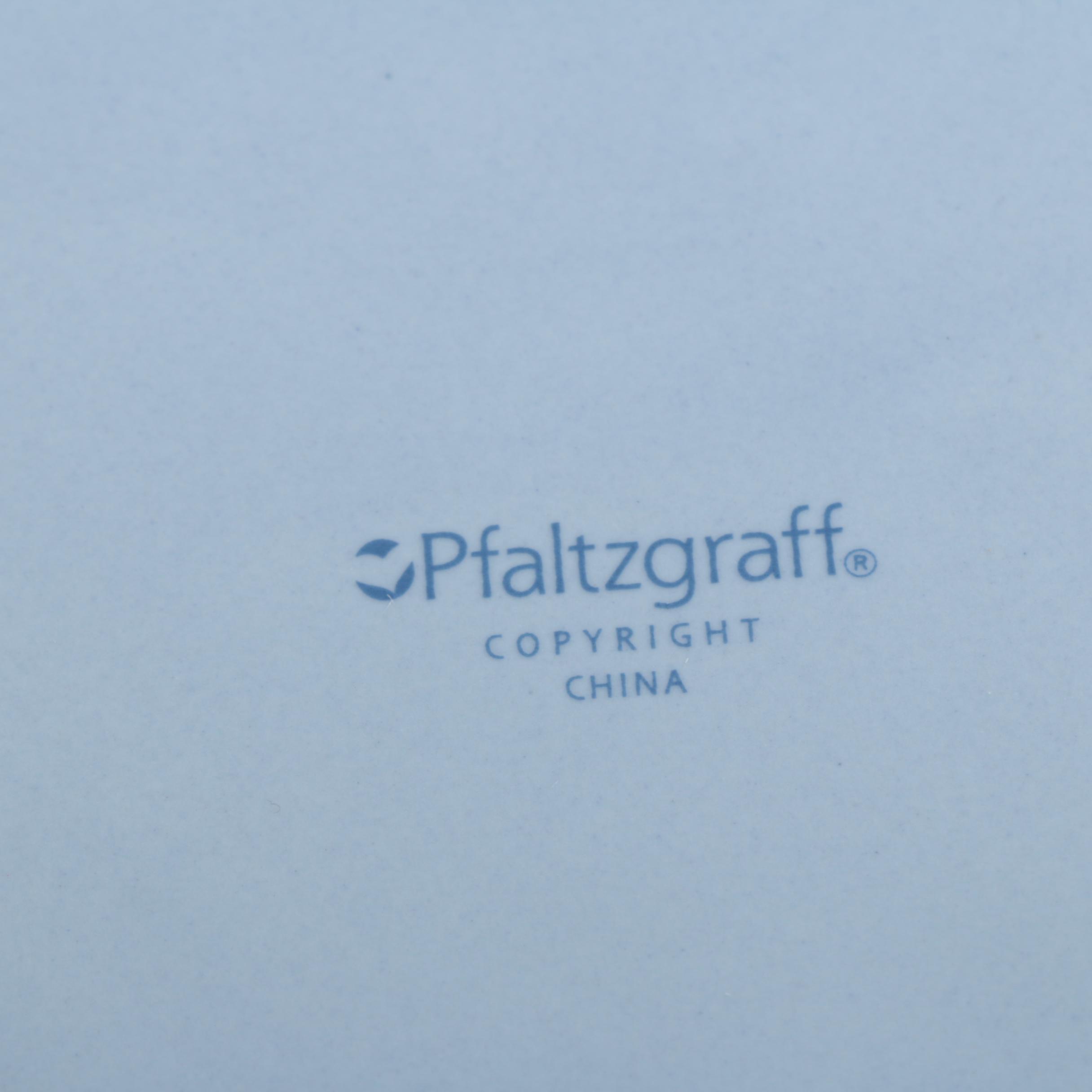 Pfaltzgraff "Winter Frost" Cheese Tray with Bowl and Knives