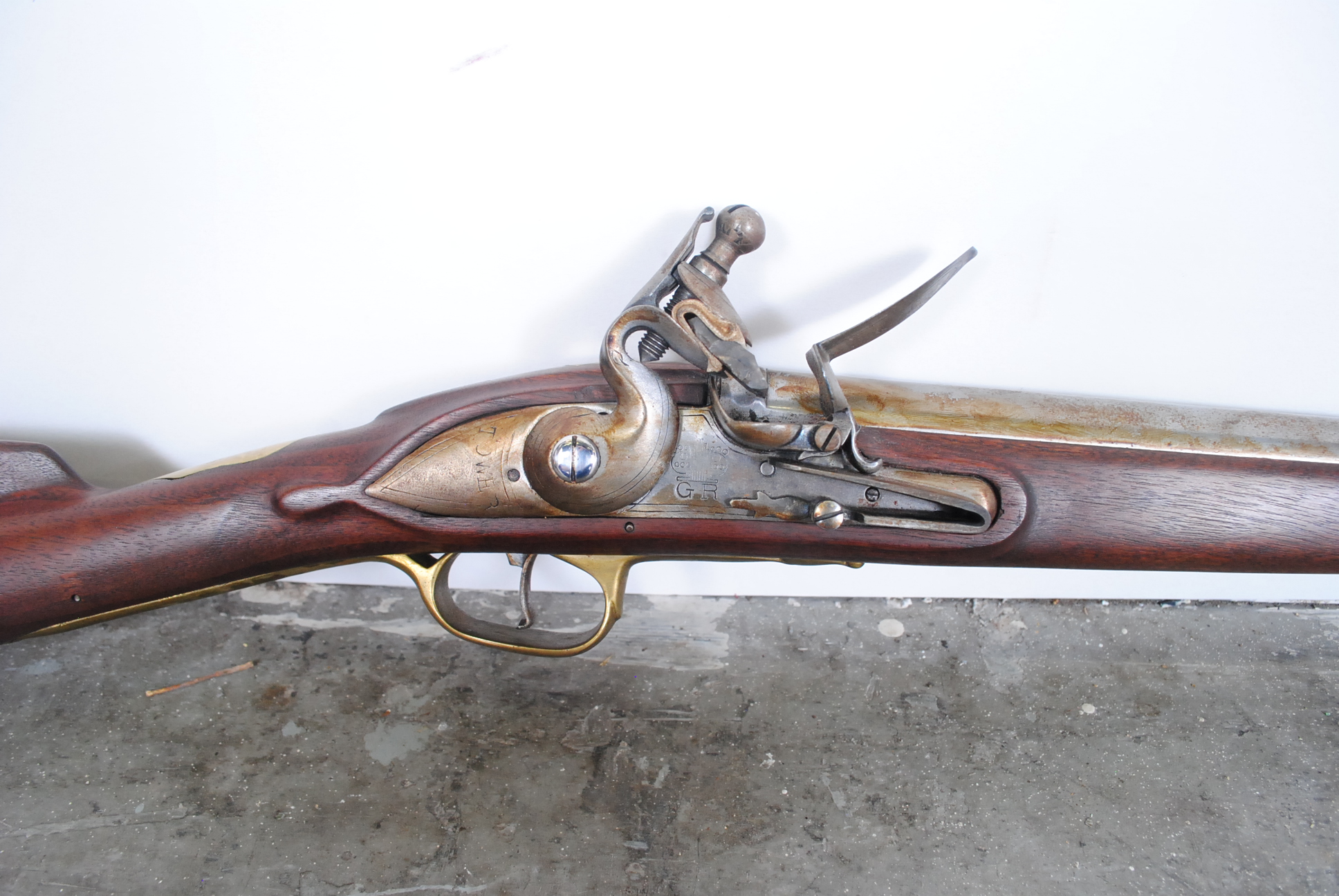 Vintage Reproduction Tower GR Flintlock Rifle