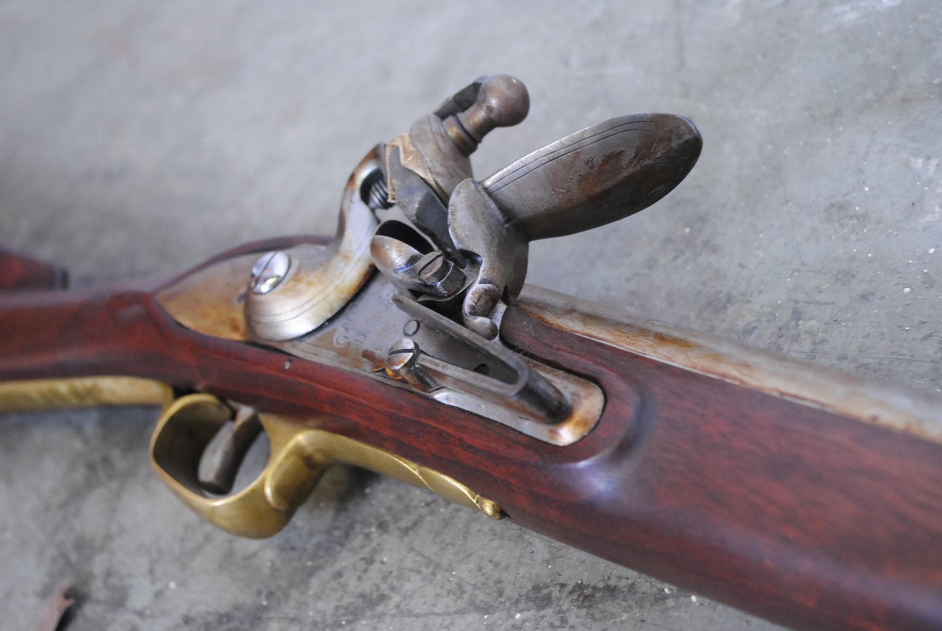 Vintage Reproduction Tower GR Flintlock Rifle