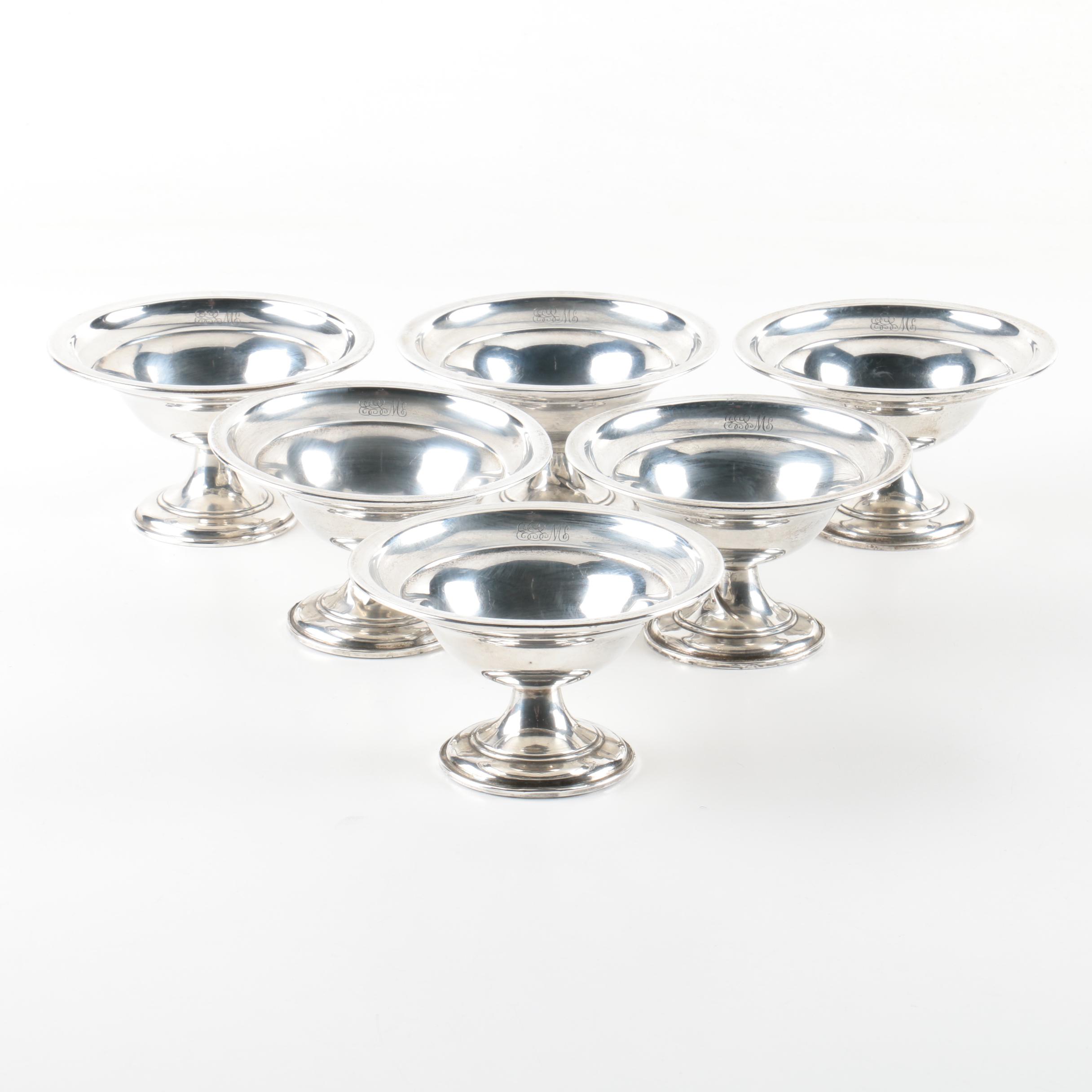 Dulin & Martin Co. Weighted Sterling Sherbet Cups