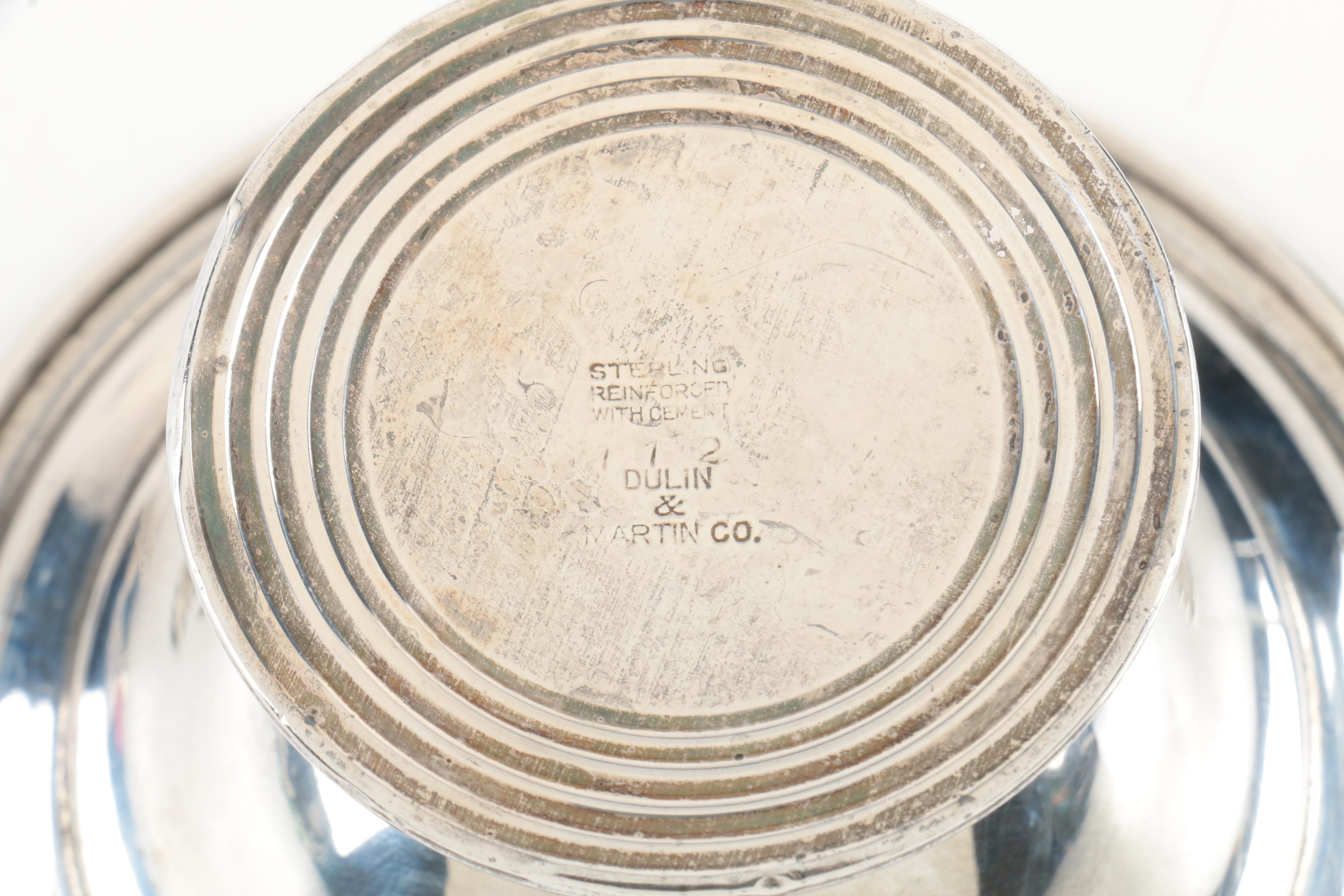 Dulin & Martin Co. Weighted Sterling Sherbet Cups