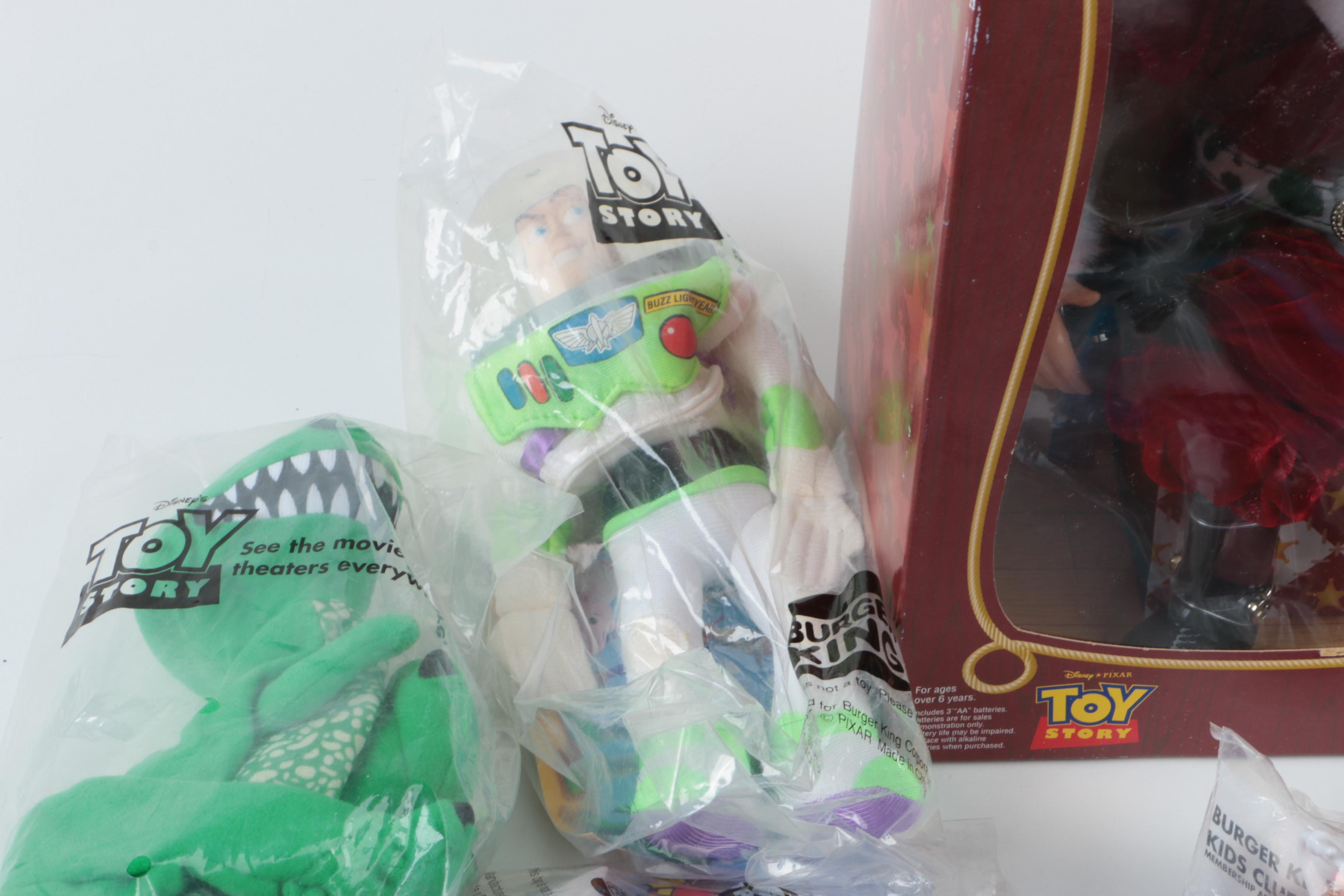 Assorted "Toy Story" Toys and Doll