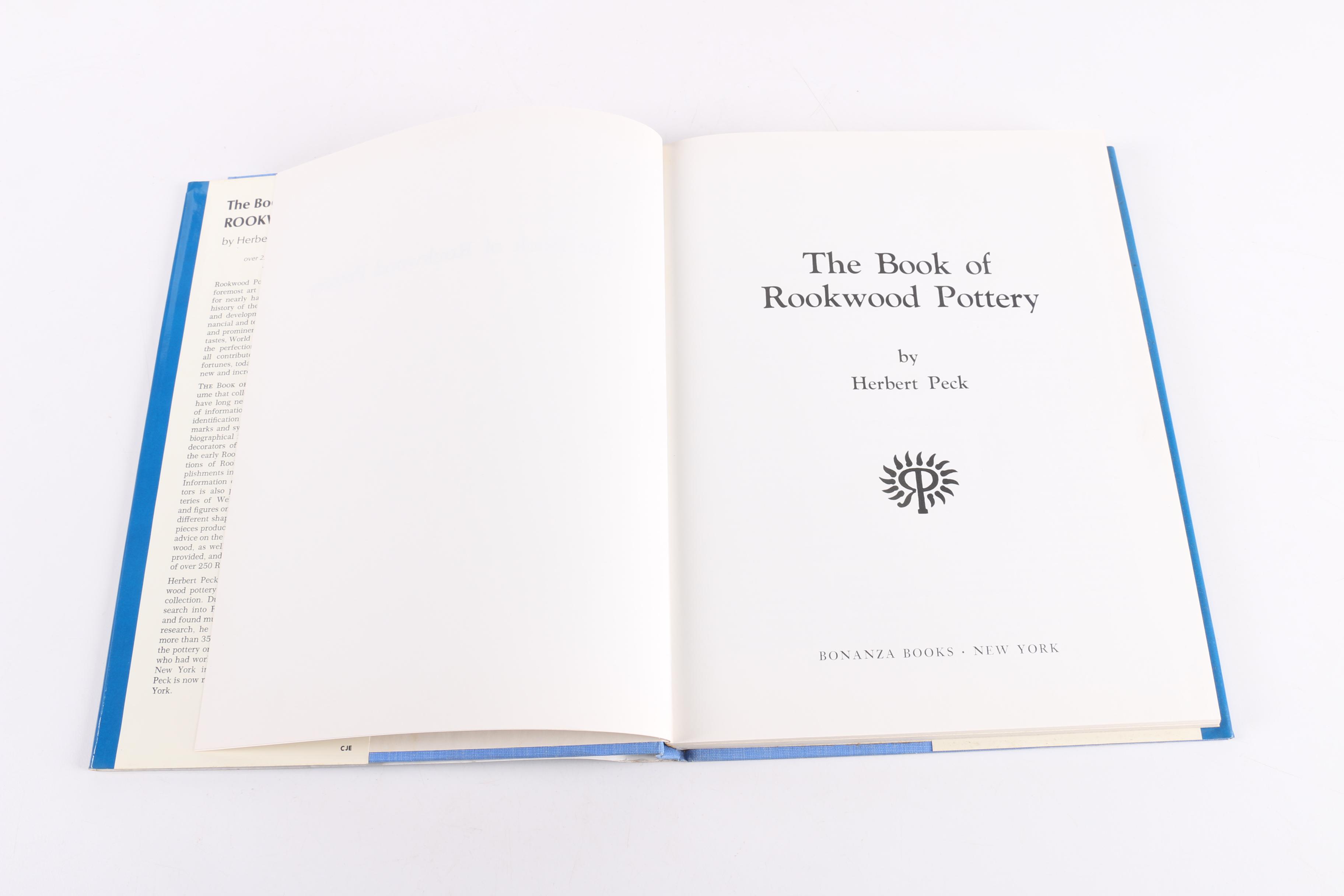 Rookwood Pottery and Vintage Clocks Reference Books