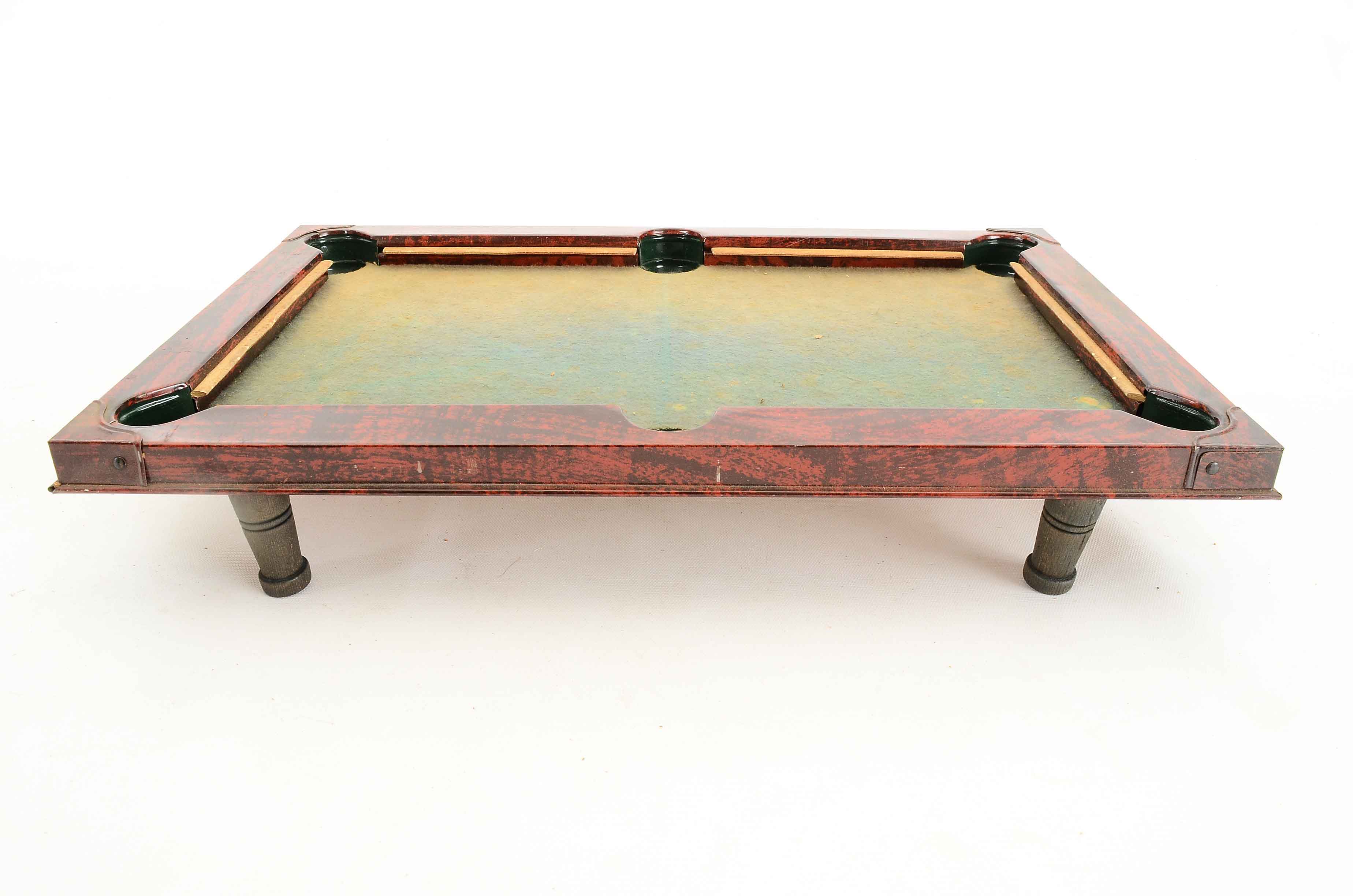 1950s "Gotham" Miniature Billards Table Game With Box