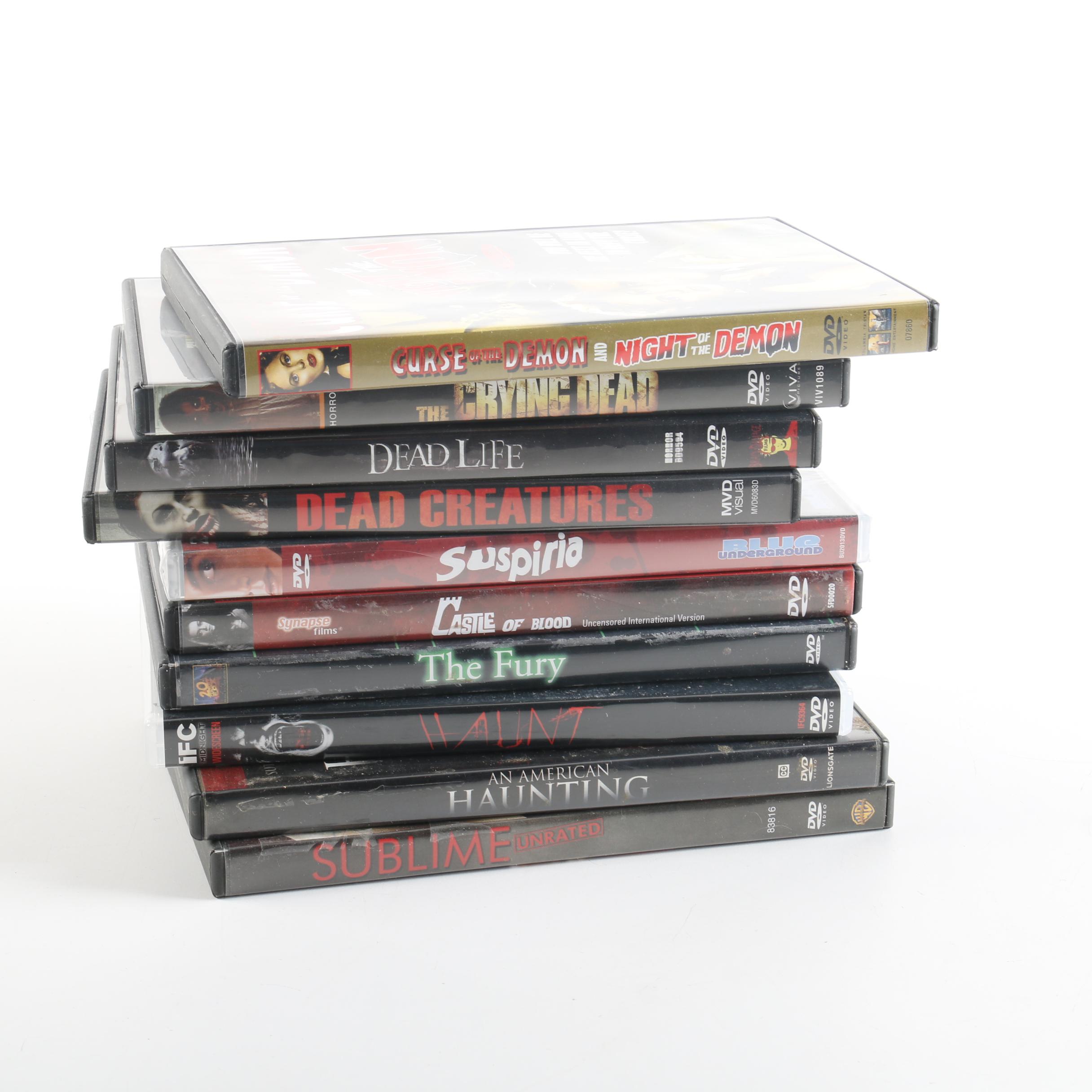 Horror Movie DVD Collection