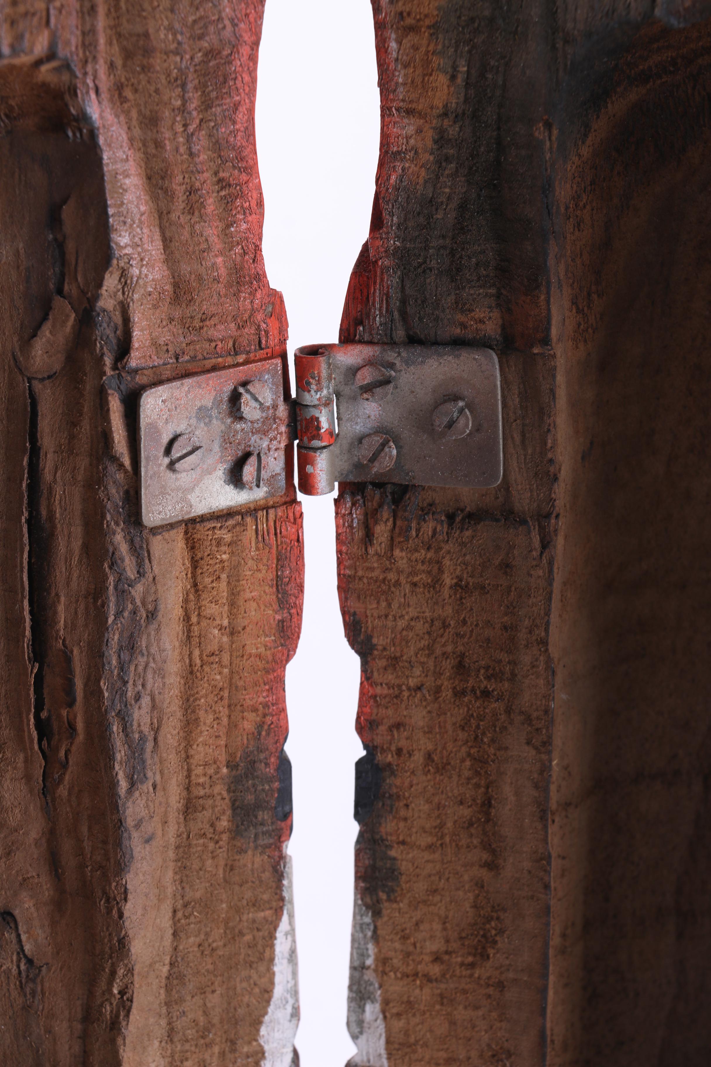 Wooden Football Figurine Box