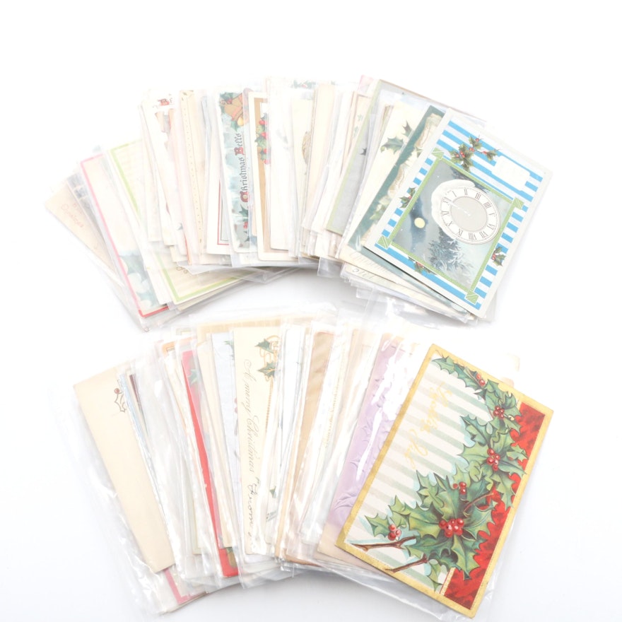 Vintage Christmas and New Year's Greeting Cards