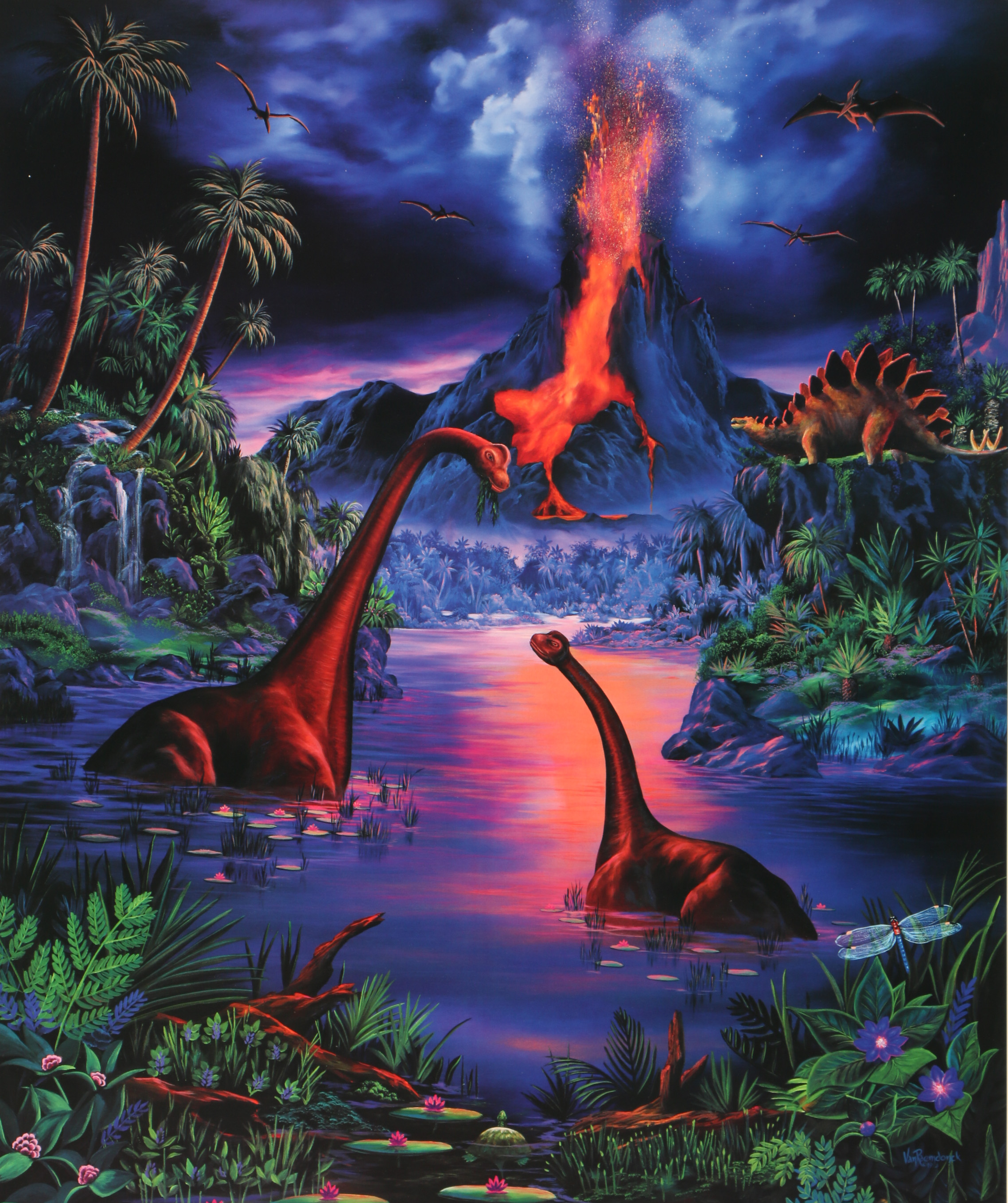 Offset Lithograph "Living Legend" After Eric Can Raemdonck