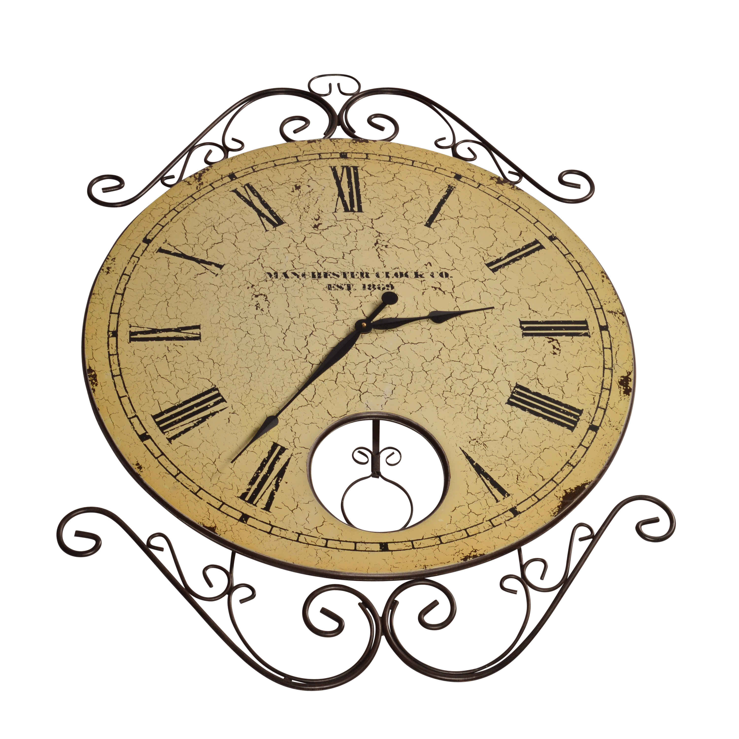 Manchester Clock Co. Vintage Style Wall Clock Everything But The House