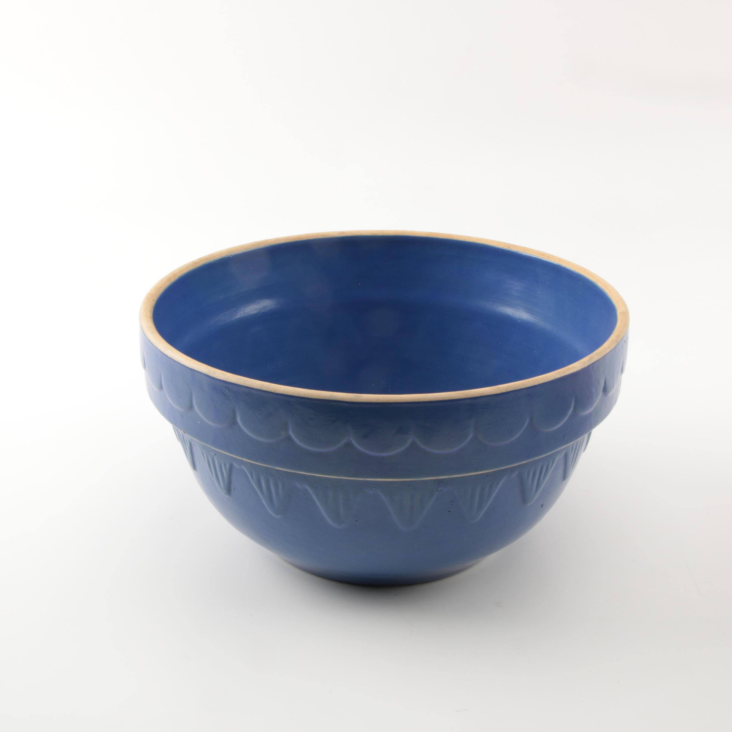 Vintage Clay City Pottery Bowl and Yellow Ringware Bowl