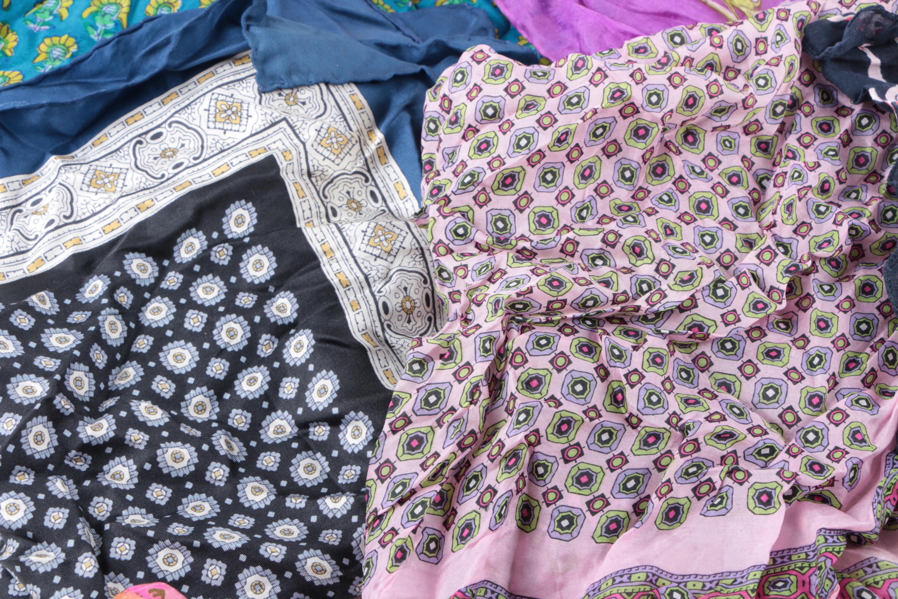 Vintage Scarfs Including Ralph Lauren