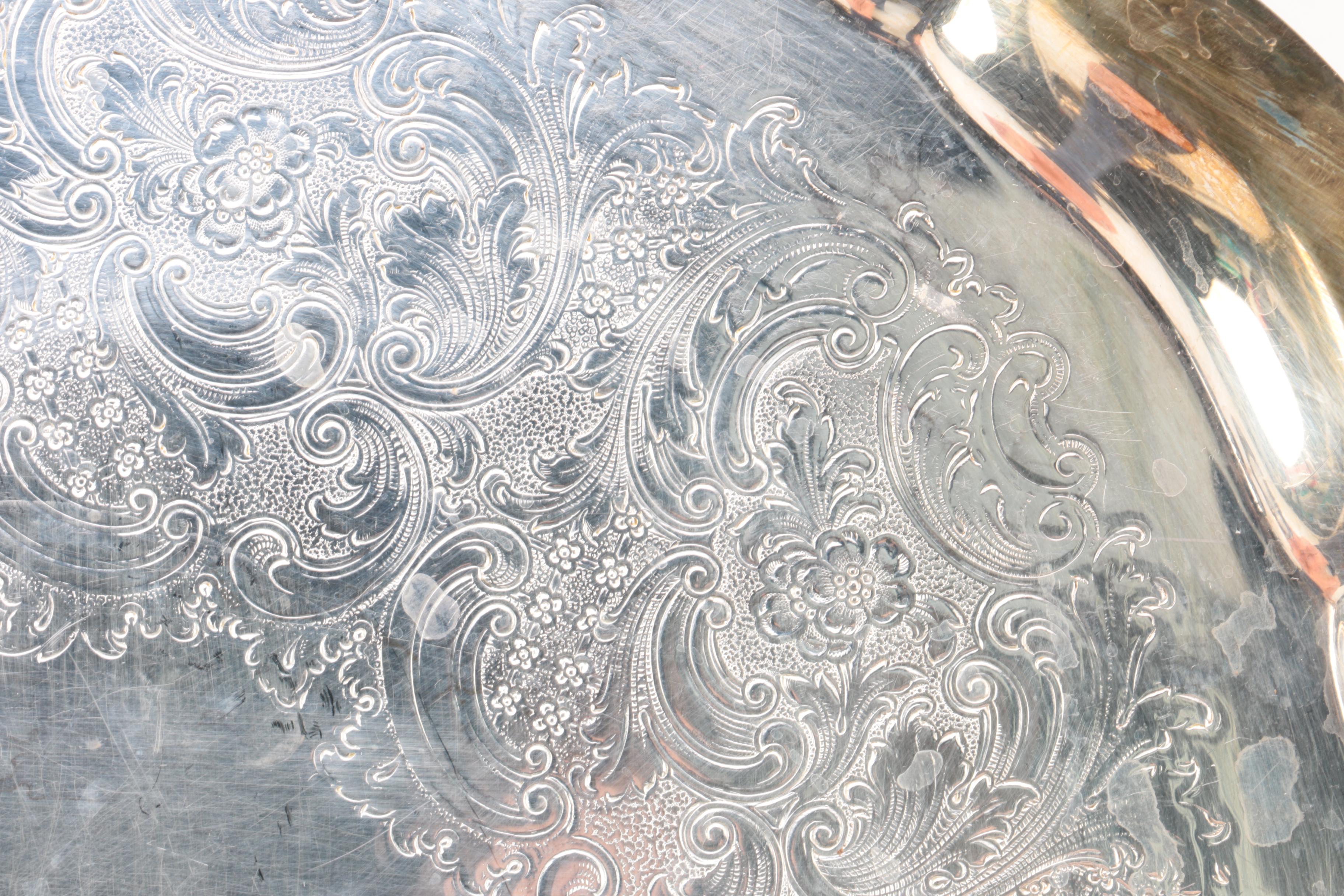 Gorham Silver Plate Platters and Other Silver Plate Serveware