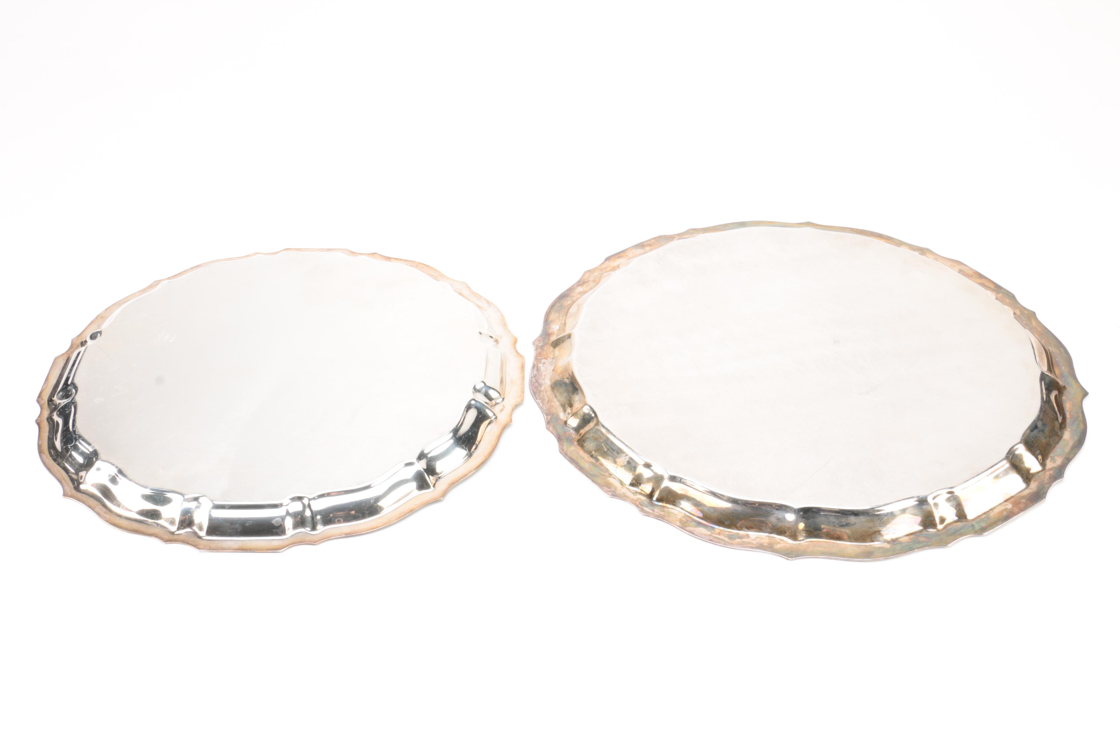 Gorham Silver Plate Platters and Other Silver Plate Serveware