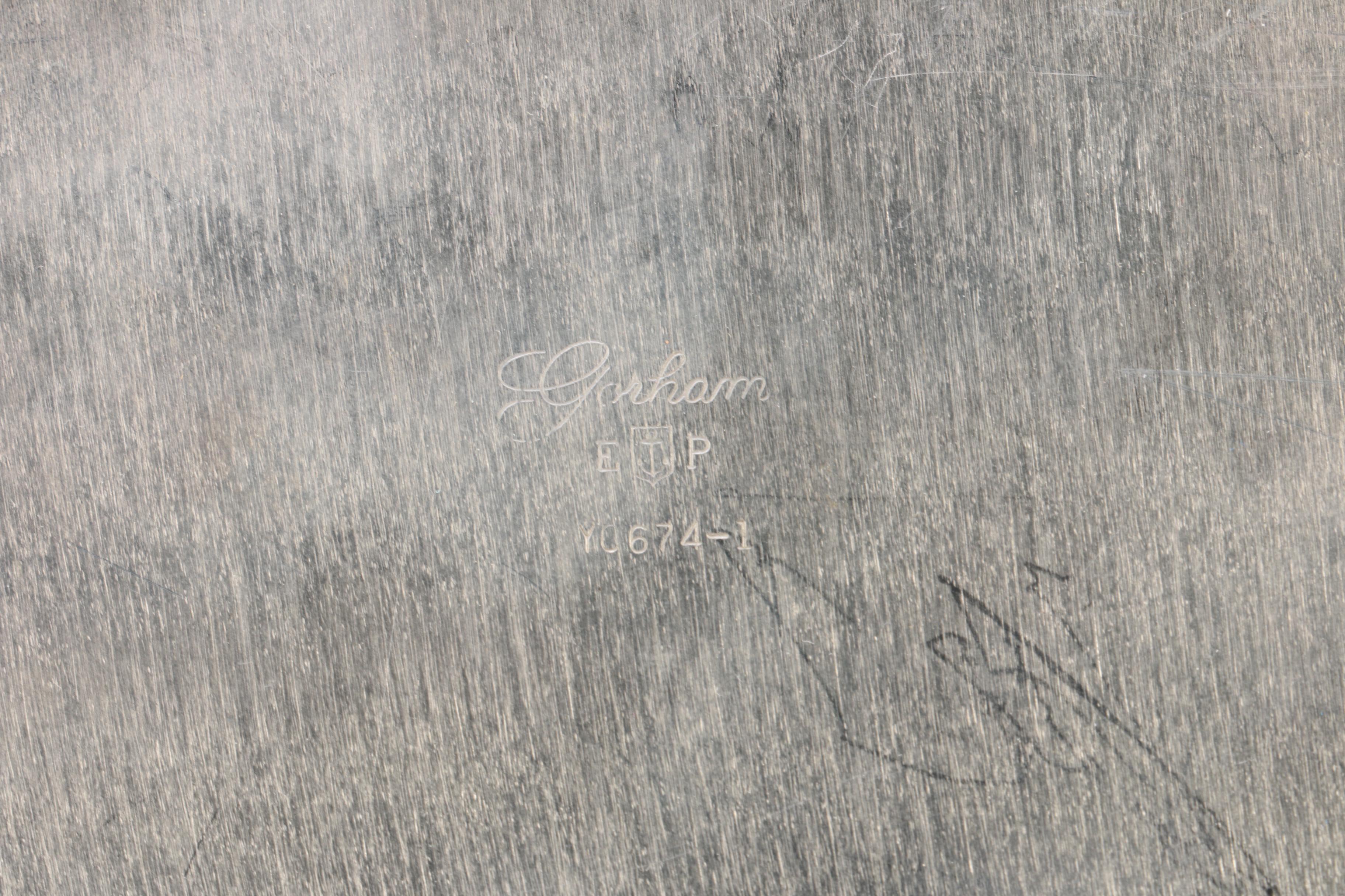 Gorham Silver Plate Platters and Other Silver Plate Serveware