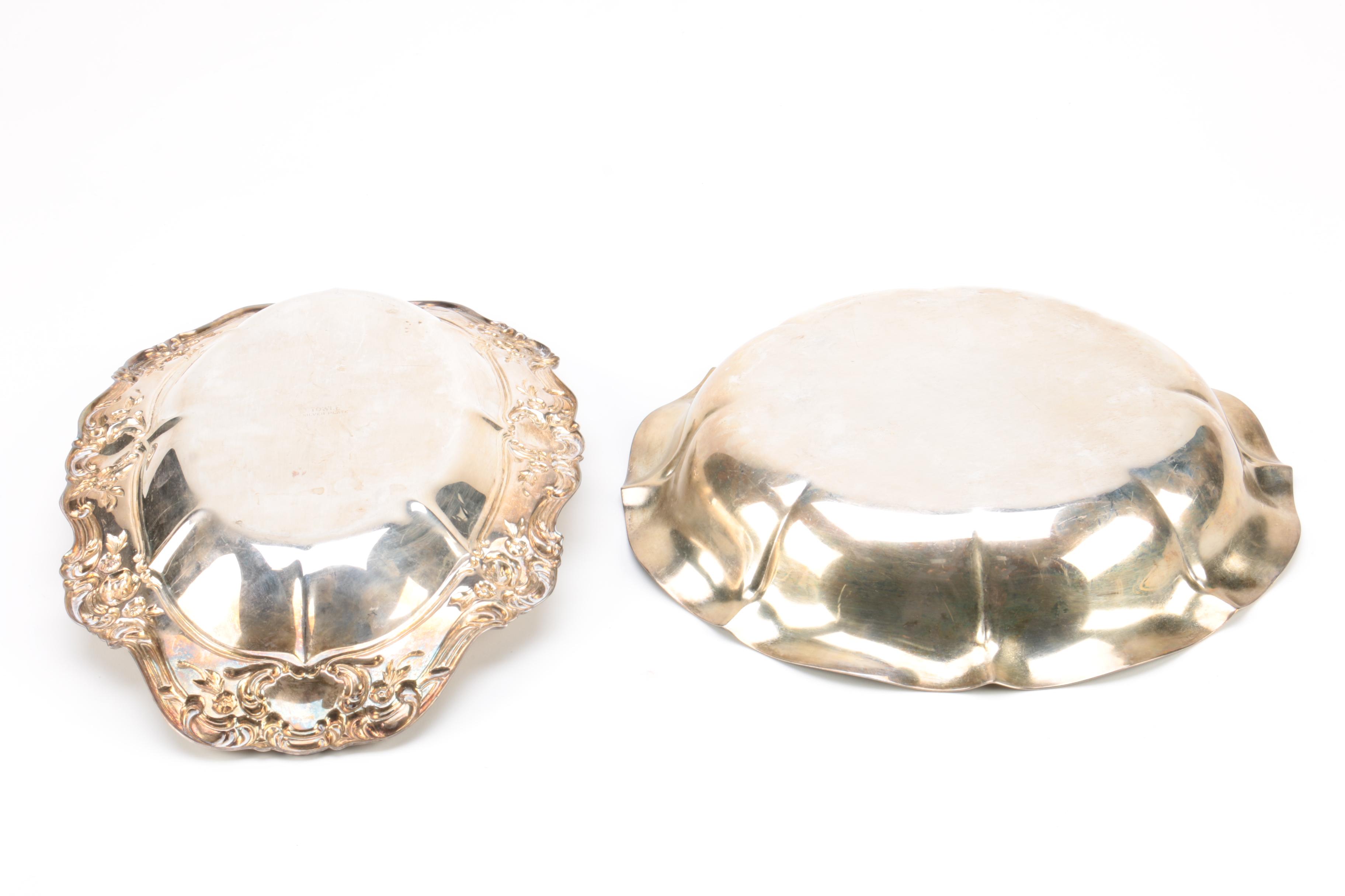 Gorham Silver Plate Platters and Other Silver Plate Serveware