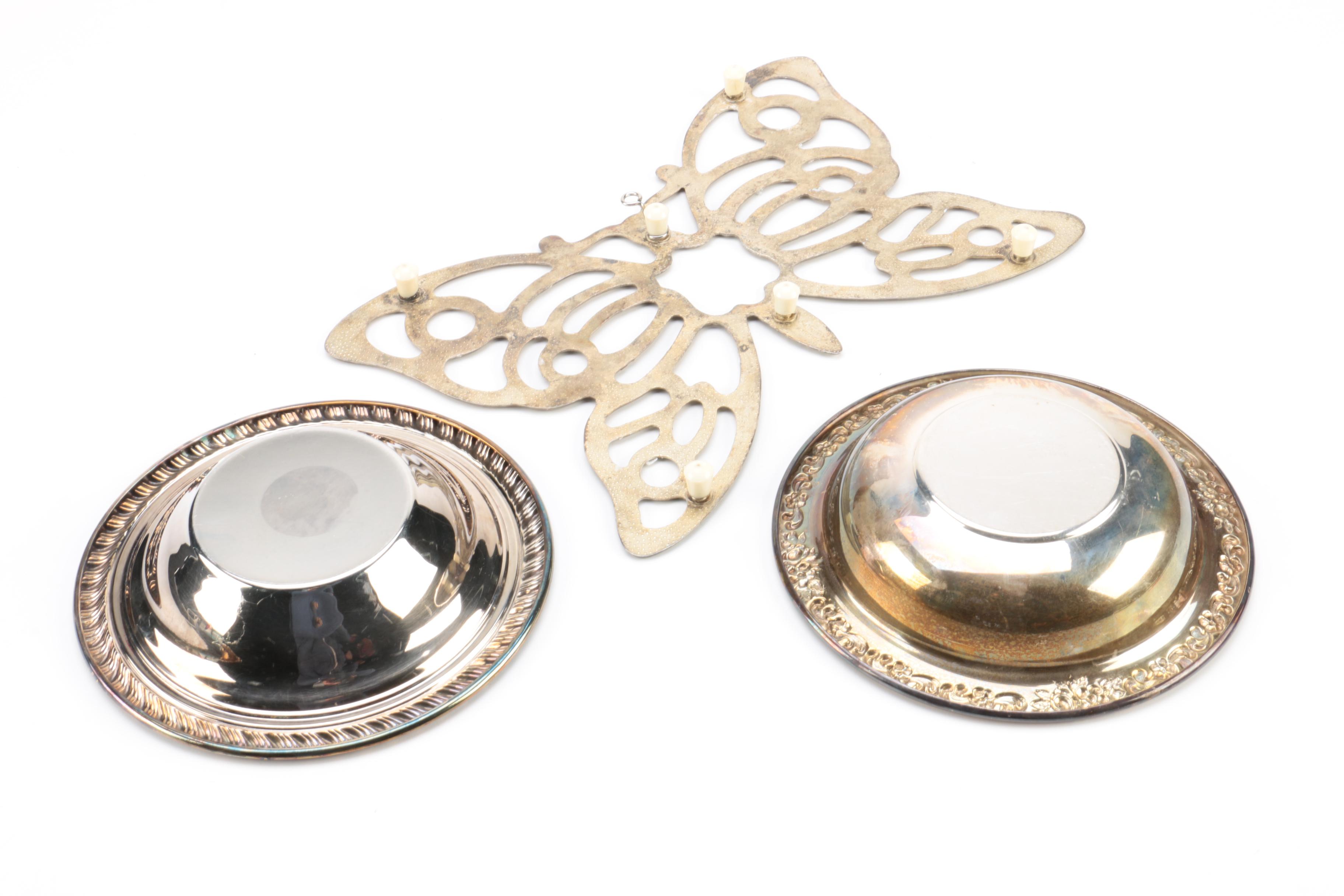 Gorham Silver Plate Platters and Other Silver Plate Serveware