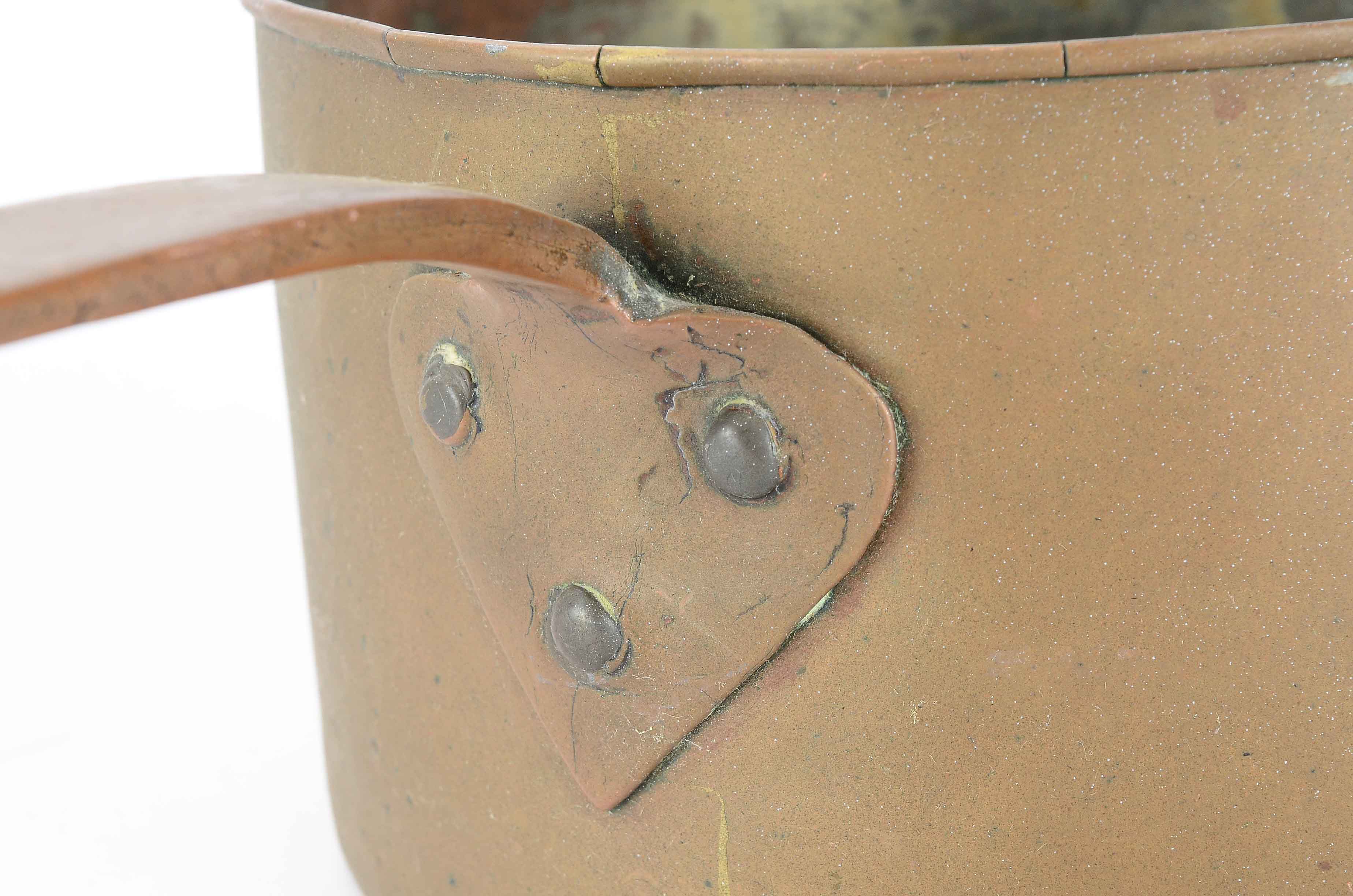 Collection of Copper Pots including Williams Sonoma