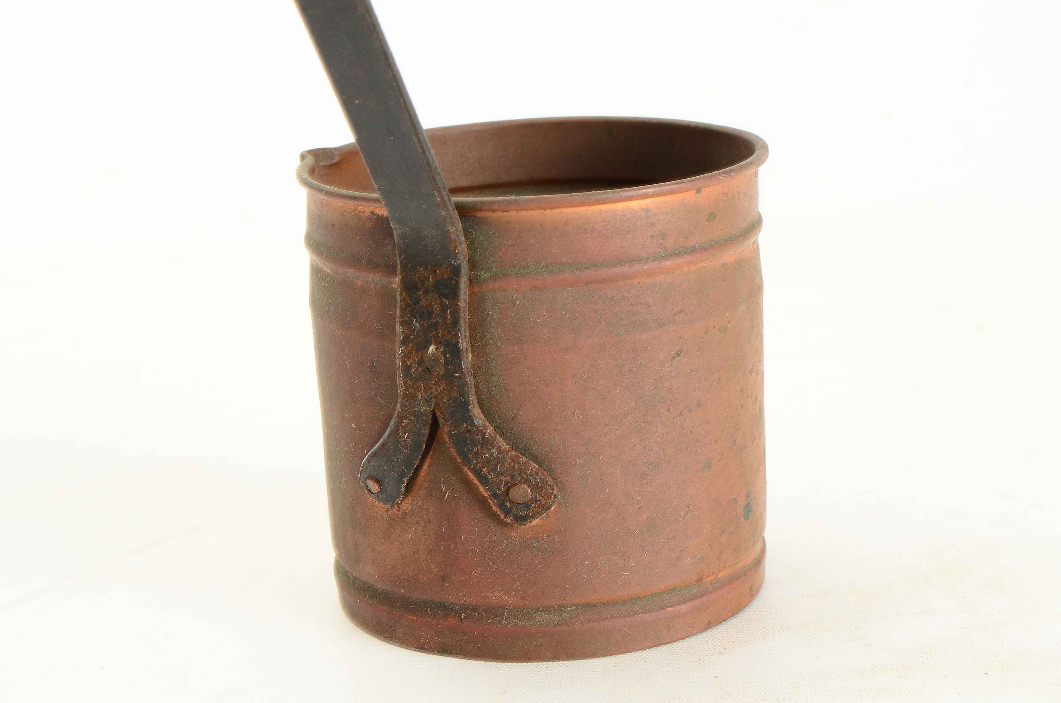 Collection of Copper Pots including Williams Sonoma
