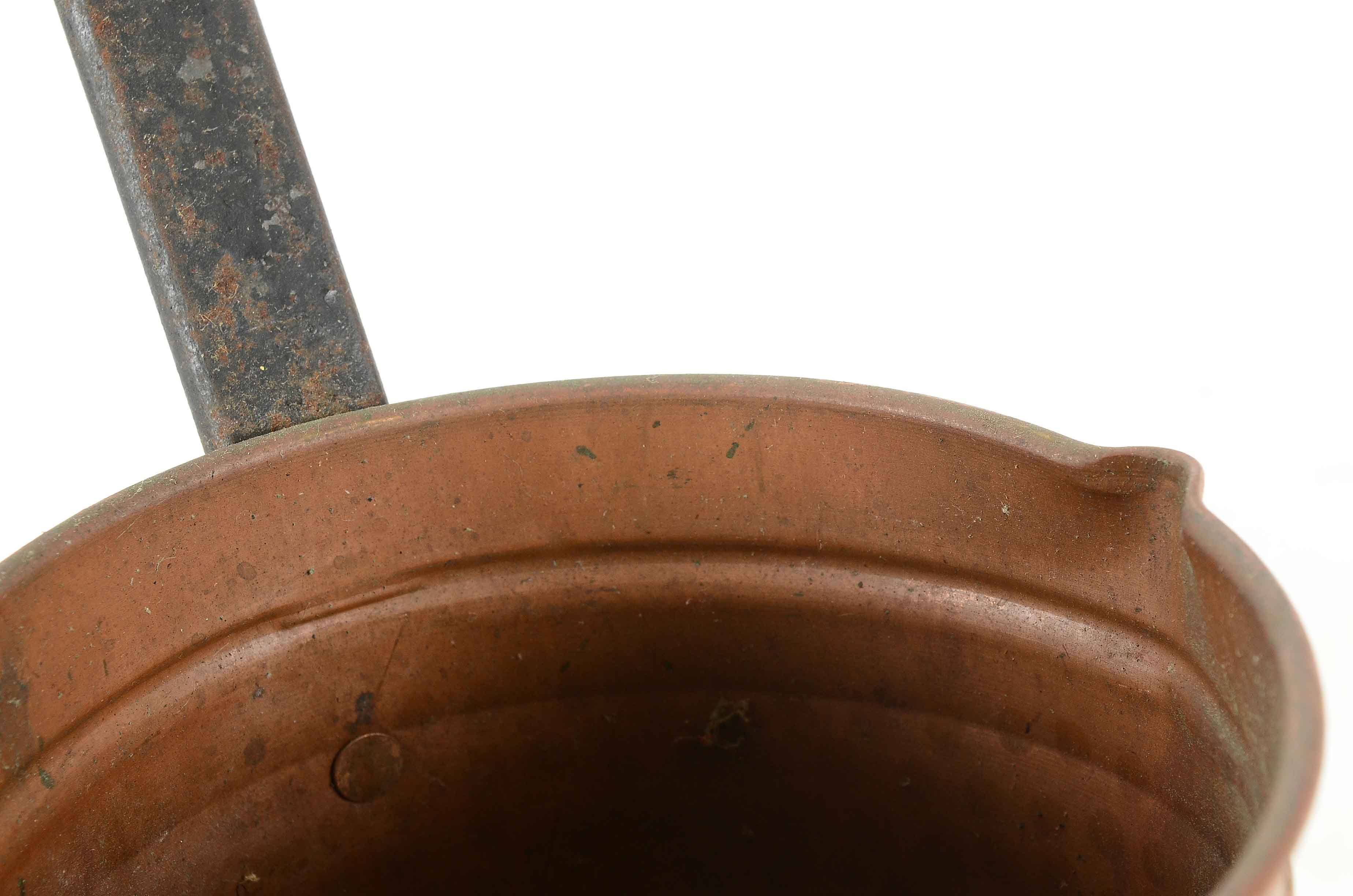 Collection of Copper Pots including Williams Sonoma